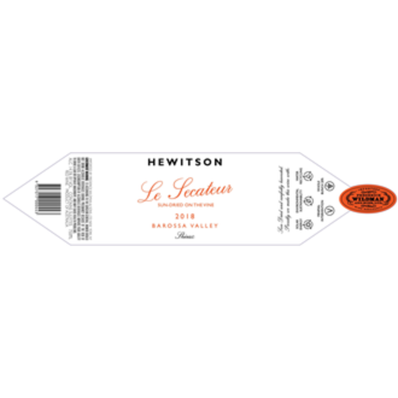 Wine Le Secateur Hewitson Shiraz Barossa Valley 2018