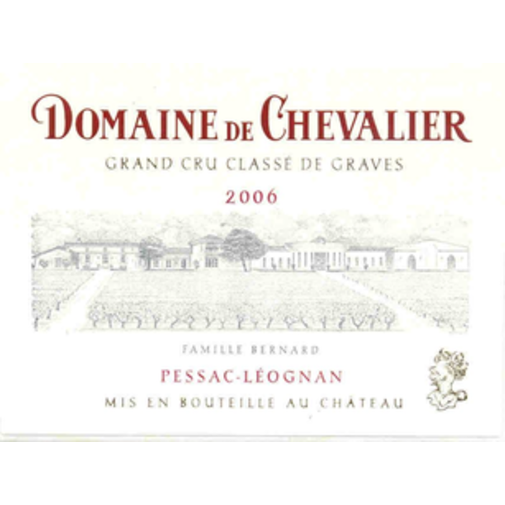 Wine Domaine De Chevalier Pessac-Léognan Grand Cru Classé De Graves 2006