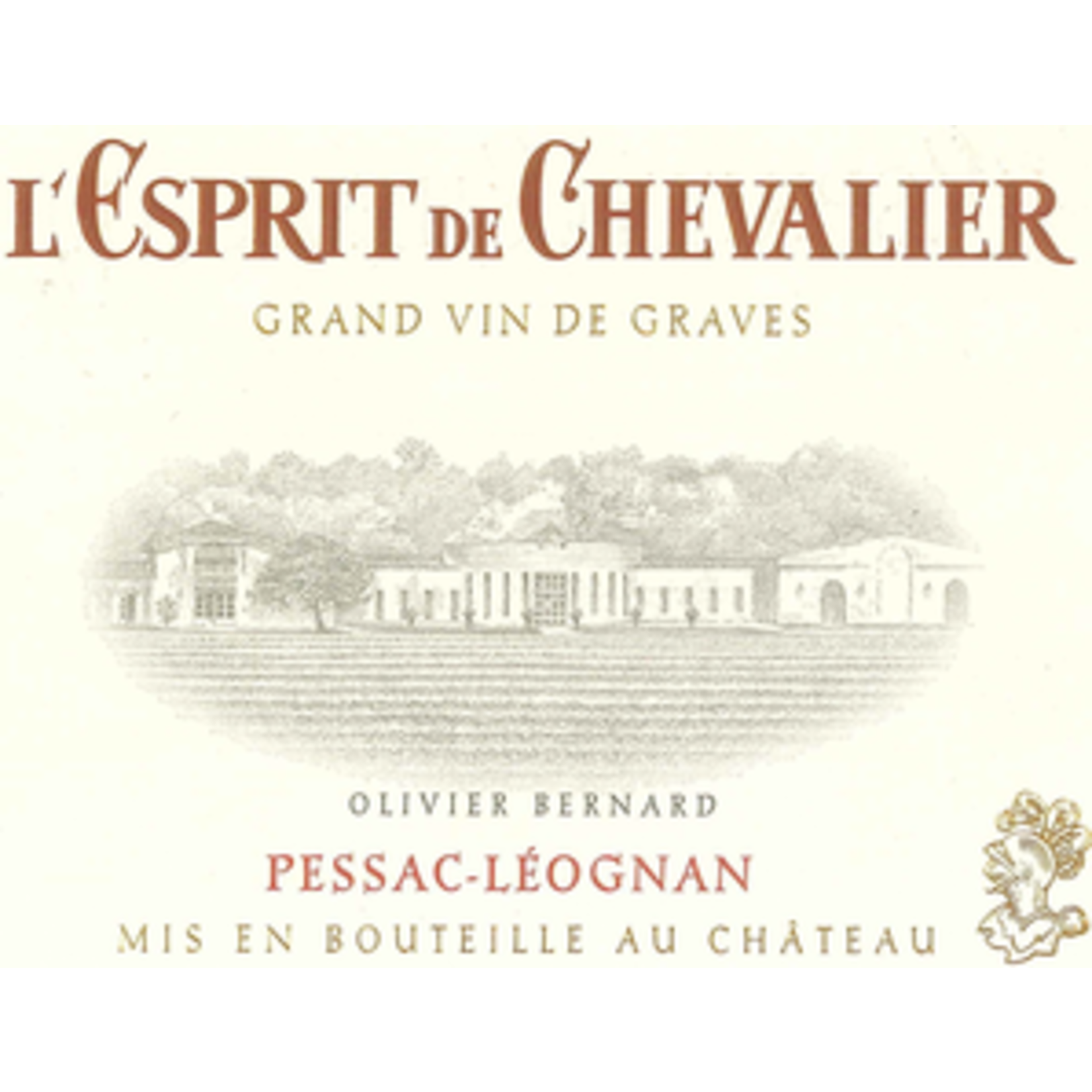 Wine L'Esprit de Chevalier Pessac-Léognan 2018