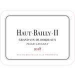 Wine Haut Bailly II Chateau Haut Bailly Pessac-Leognan Gran Vin de Bordeaux 2018