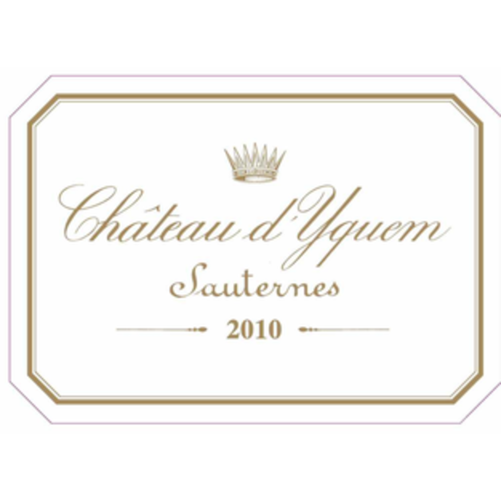 Wine Chateau d'Yquem Sauternes 2010