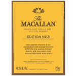 Spirits Macallan Scotch Single Malt Edition No 3