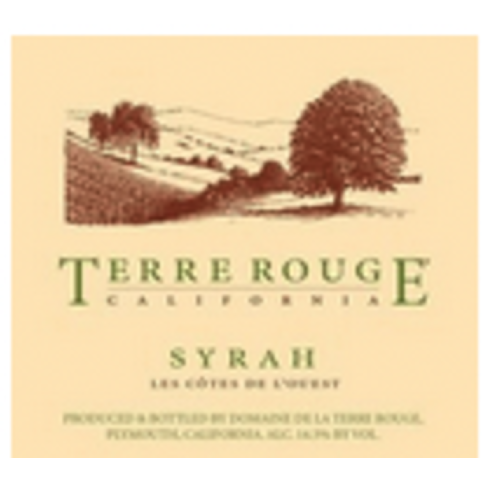 Wine Terre Rouge Syrah Les Cotes de l'Ouest 2016