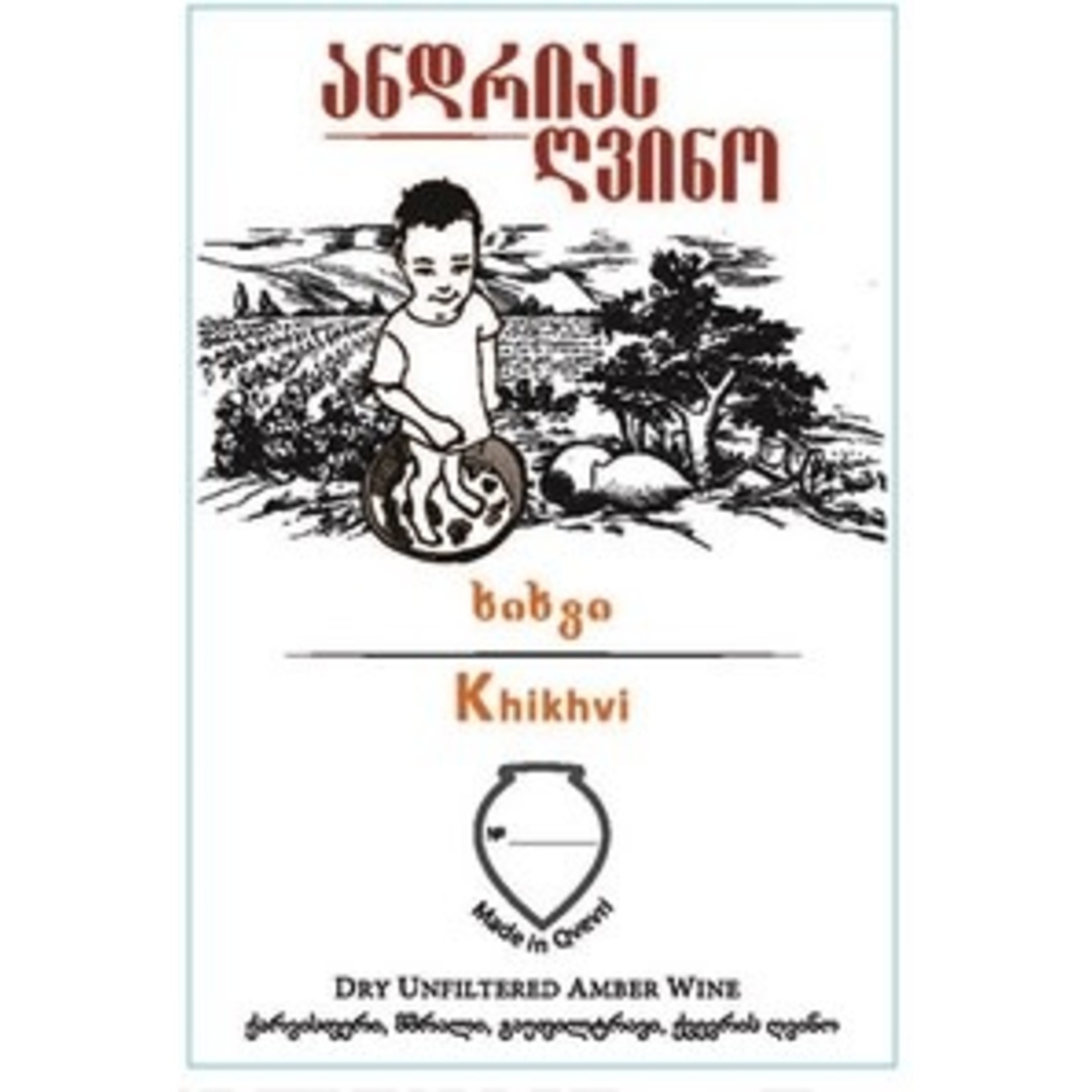 Wine Andria Gvino Khikhvi Unfiltered Amber 2021