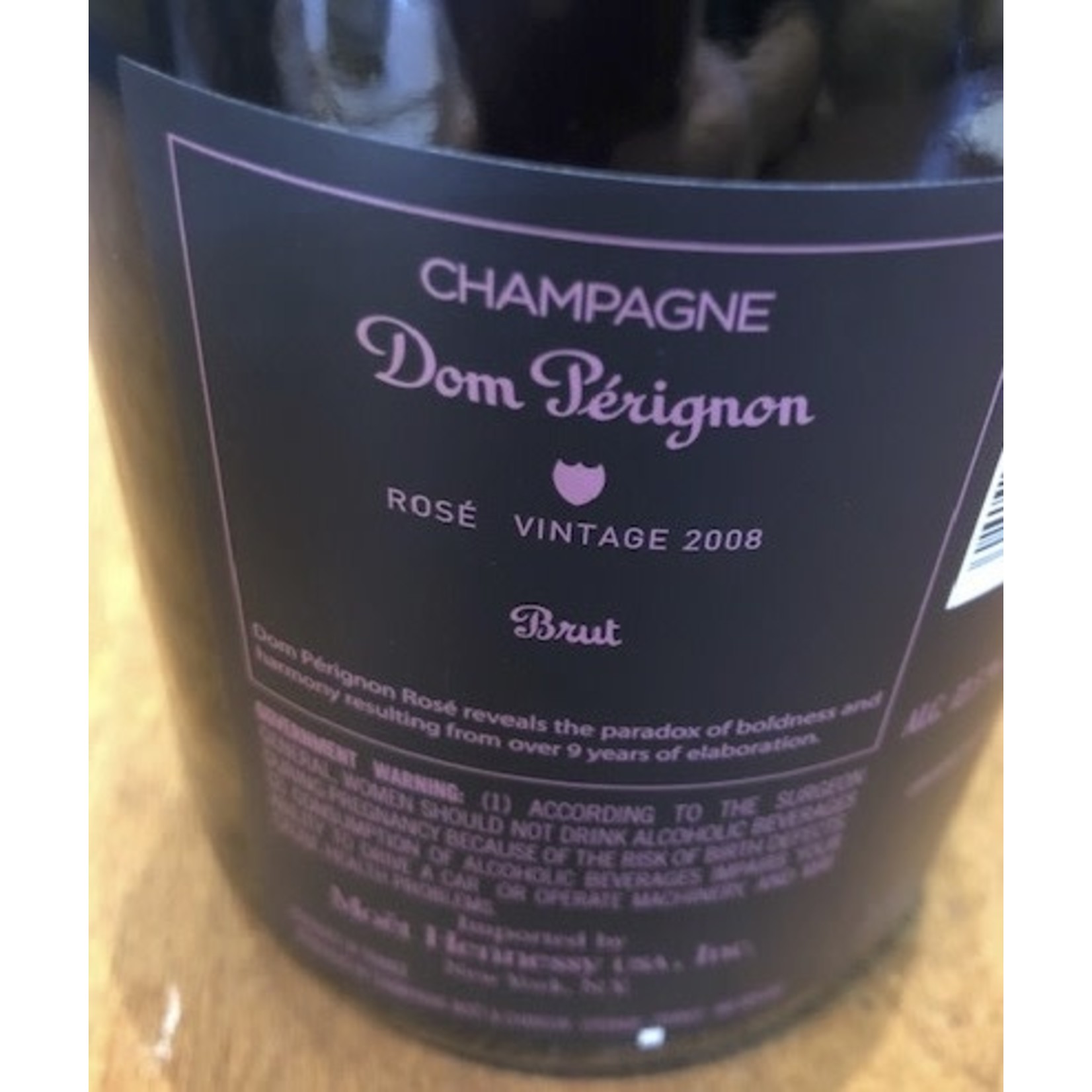 Dom Perignon Champagne Luminous Rose 2008 Label 4 - Royal Wine