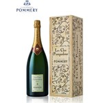 Sparkling Pommery Champagne Les Clos Pompadour 2003 1.5L Wood Box