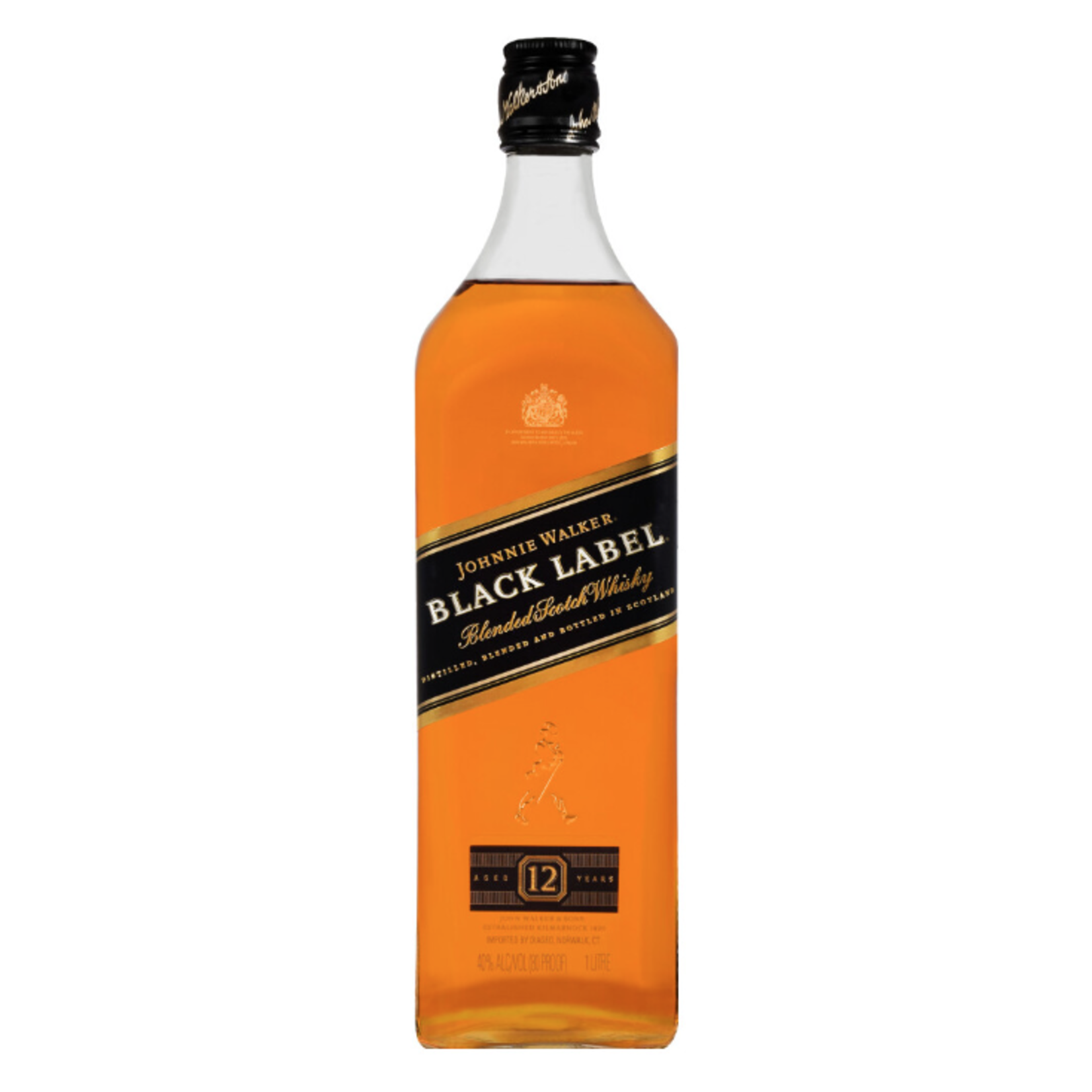 Spirits Johnnie Walker 'Black Label' Blend Scotch 1L