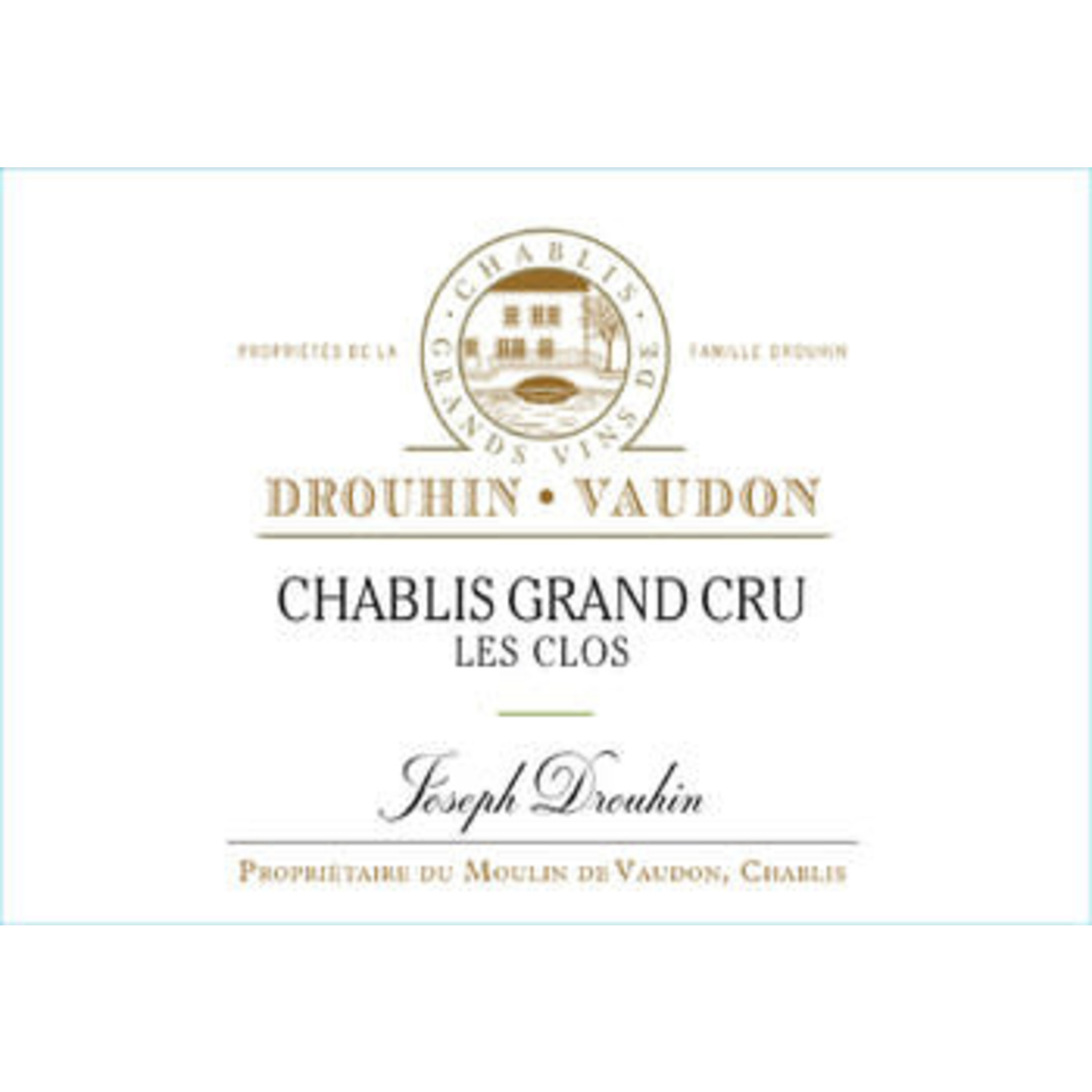 Wine Drouhin Vaudon Chablis Les Clos Grand Cru 2020