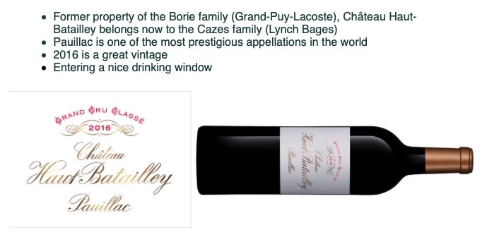 Chateau Haut-Batailley 2016 - Royal Wine Merchants - Happy to Offer!