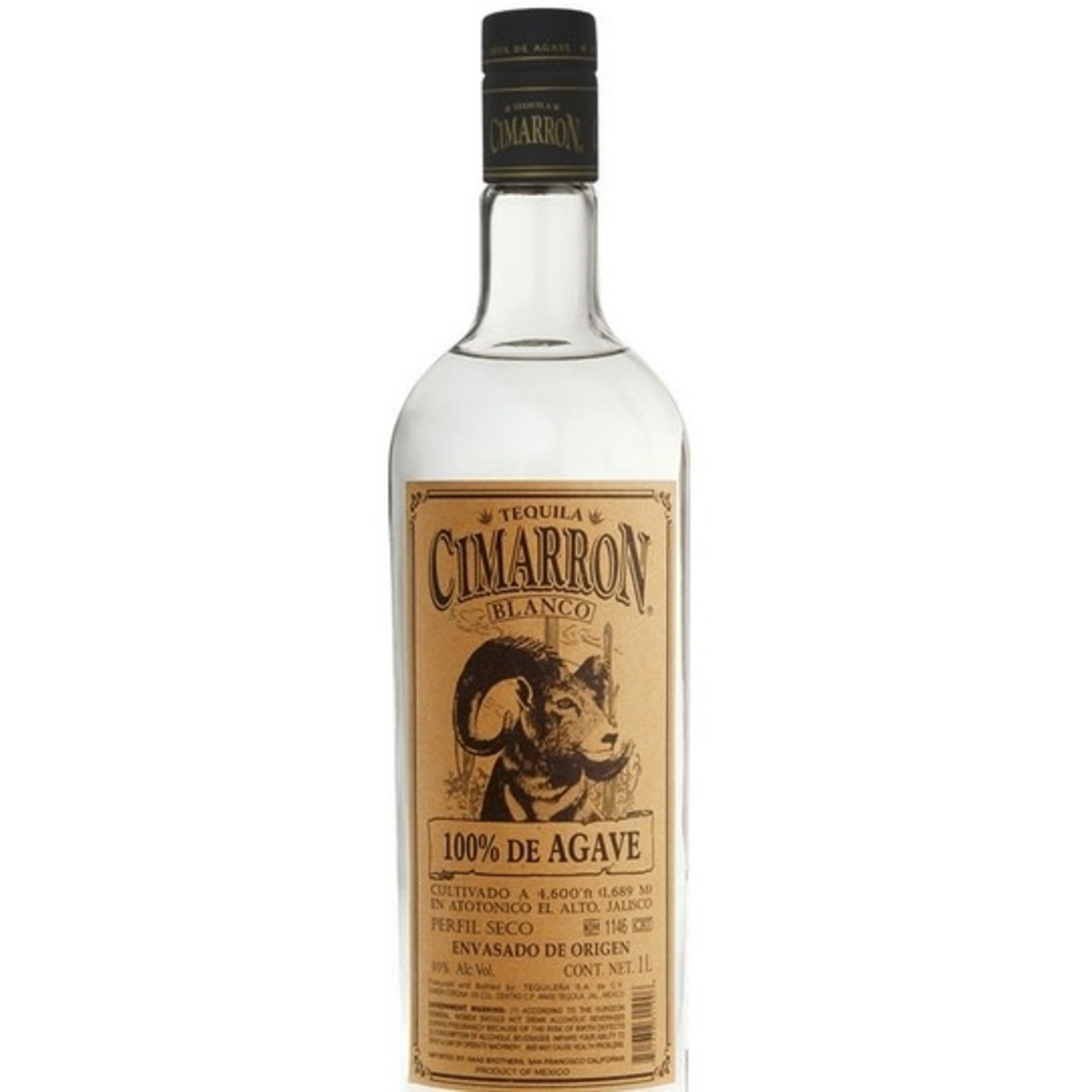 Spirits Cimarron Tequila Blanco 750ml