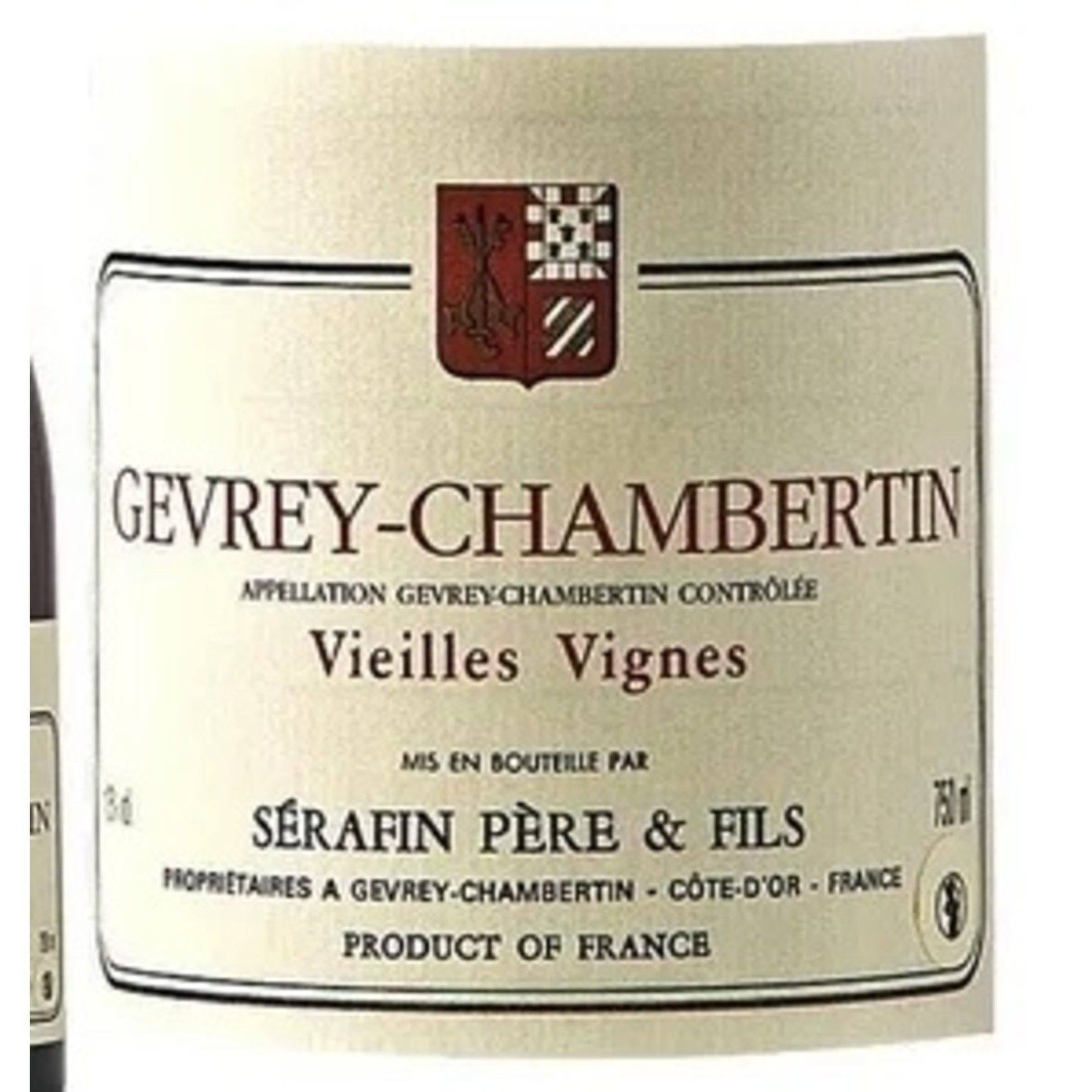 Wine Domaine Serafin Gevrey Chambertin Vieilles Vignes 2020
