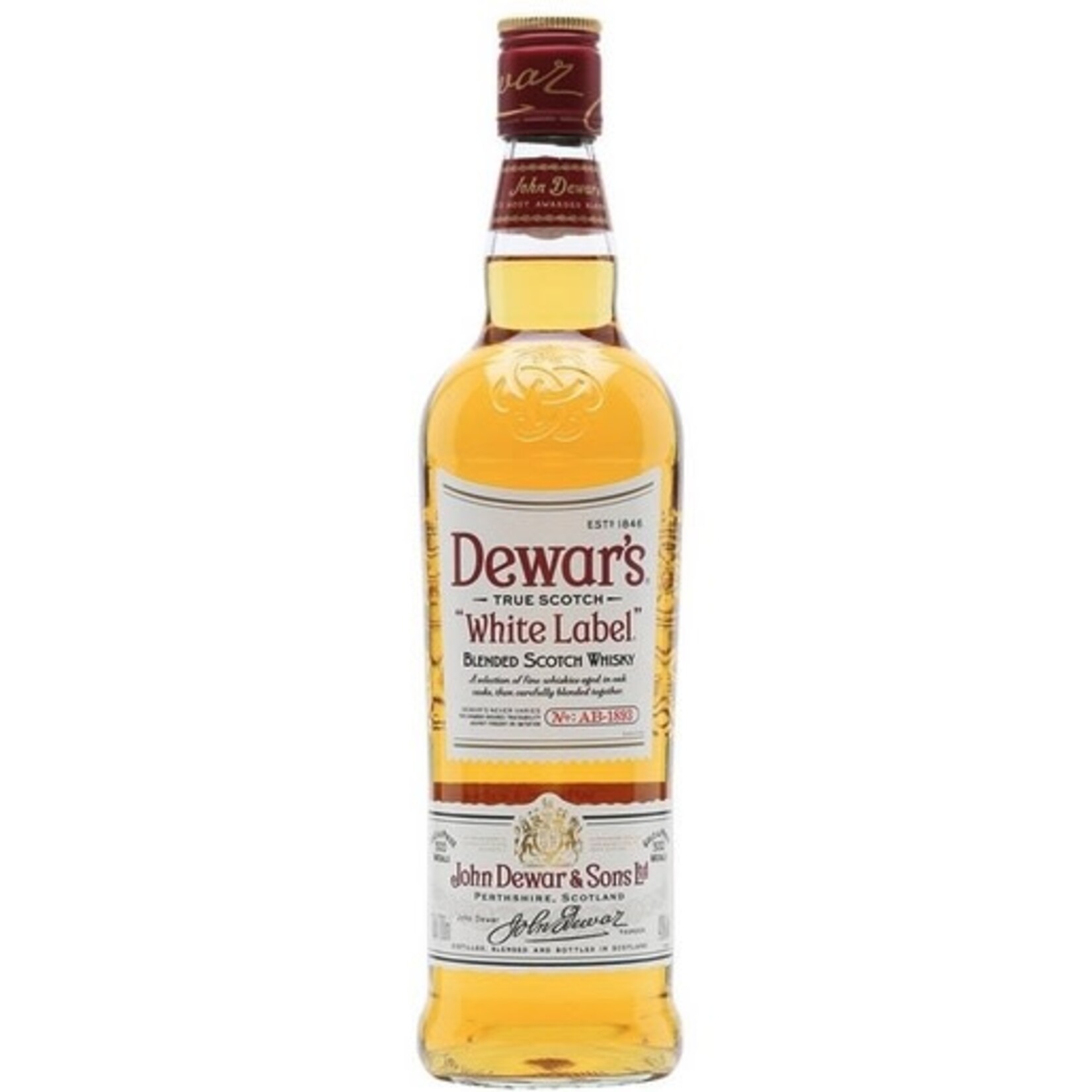 Spirits Dewars Scotch White Label 750ML