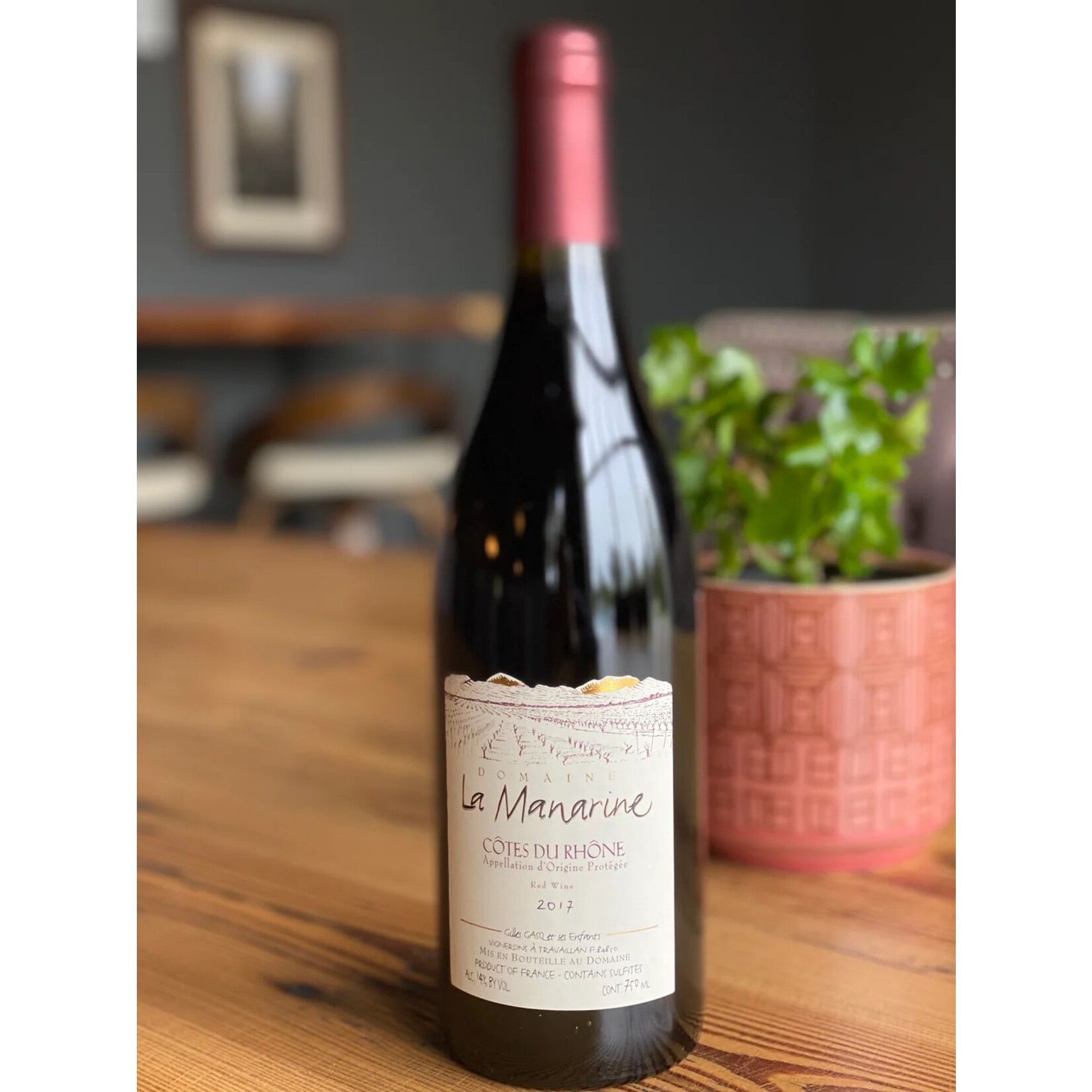 Wine Domaine La Manarine Cotes du Rhone Rouge 2022