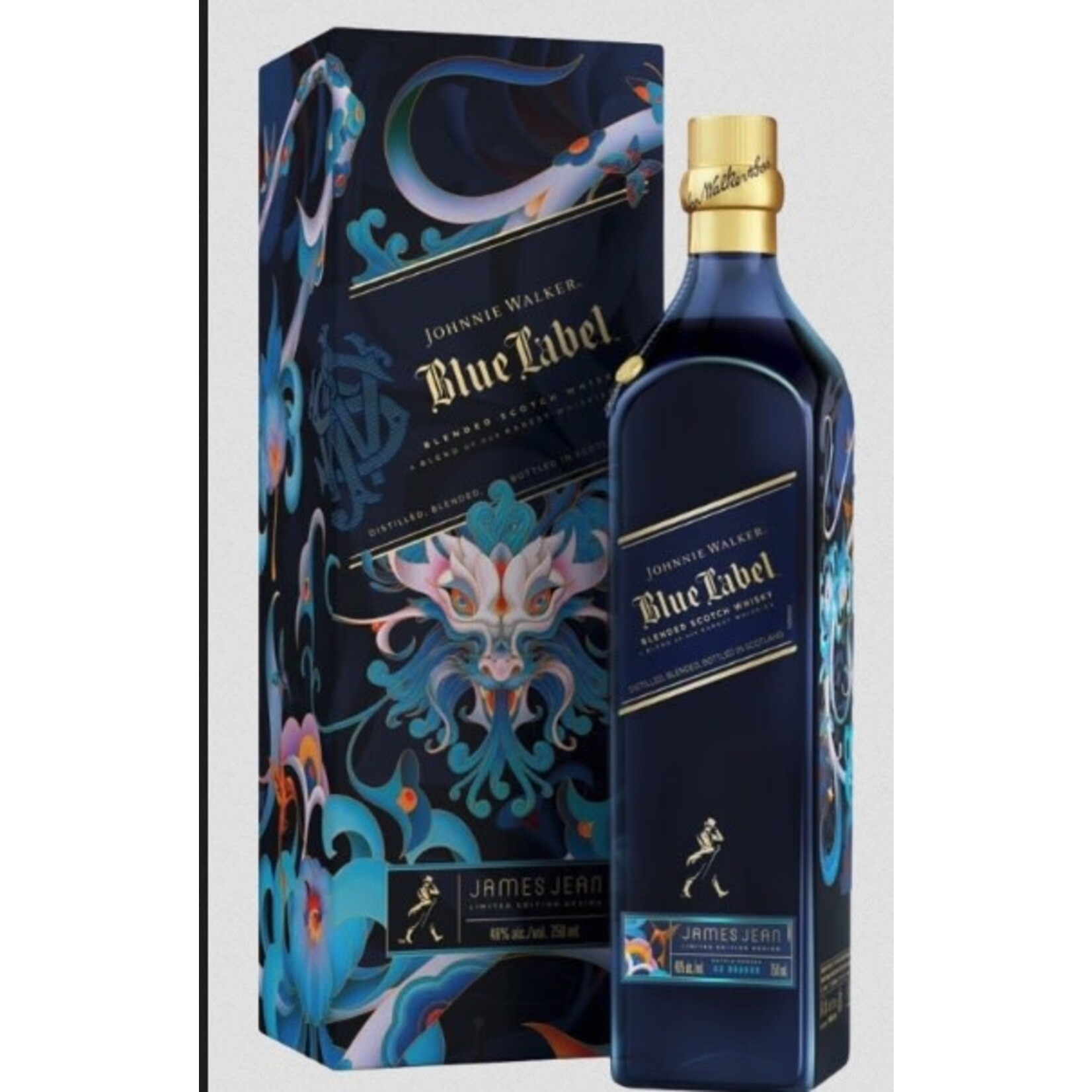 Spirits Johnnie Walker Blue Scotch Whisky Label James Jean Limited Edition Design Year of the Dragon