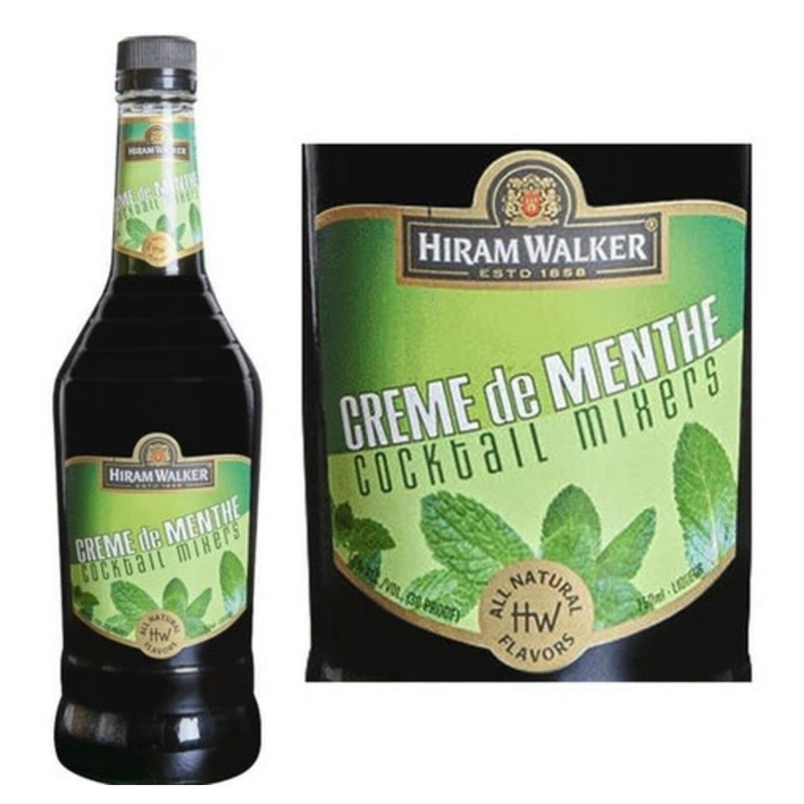 Spirits Hiram Walker Creme de Menthe Green