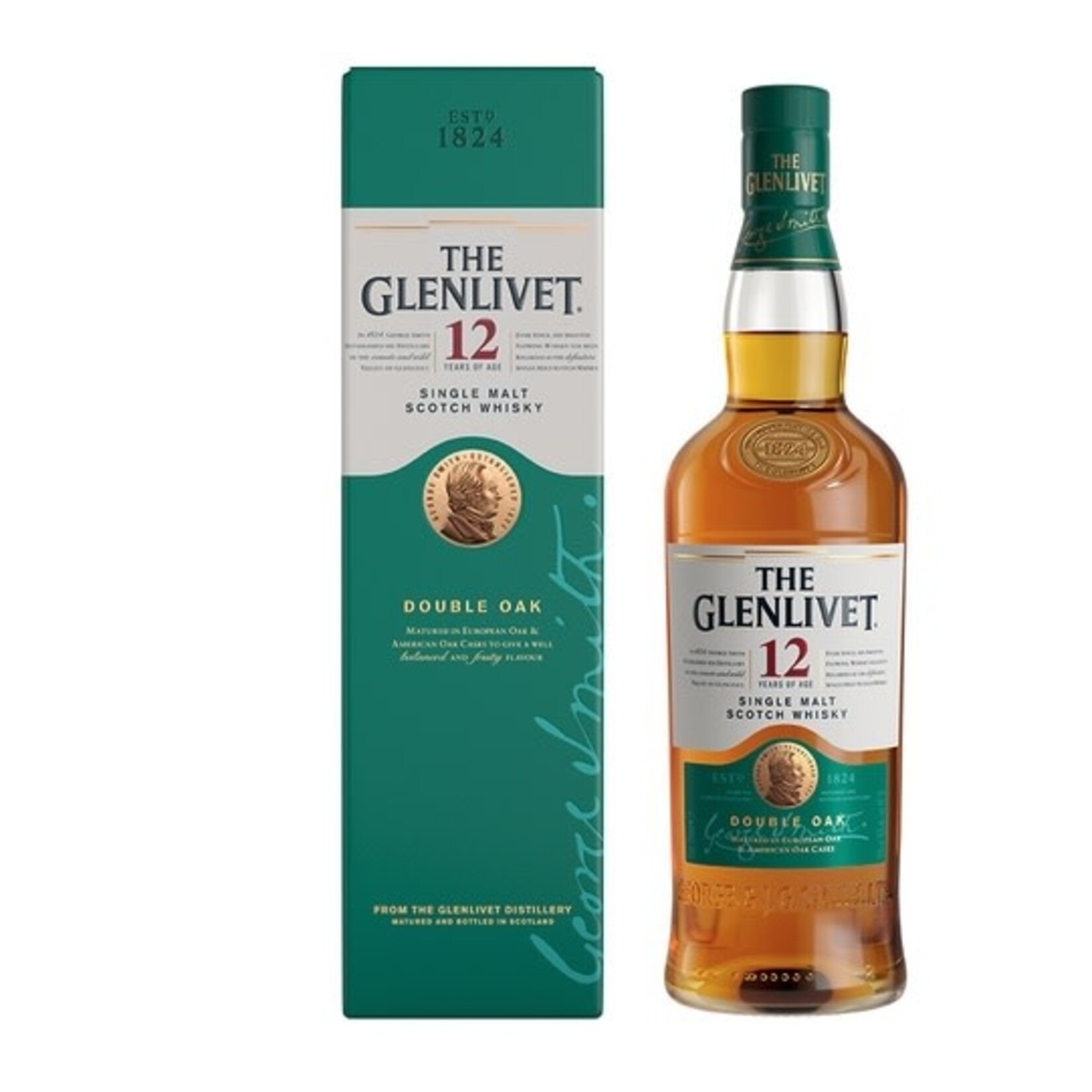 Spirits The Glenlivet Single Malt Scotch 12 Year Double Oak