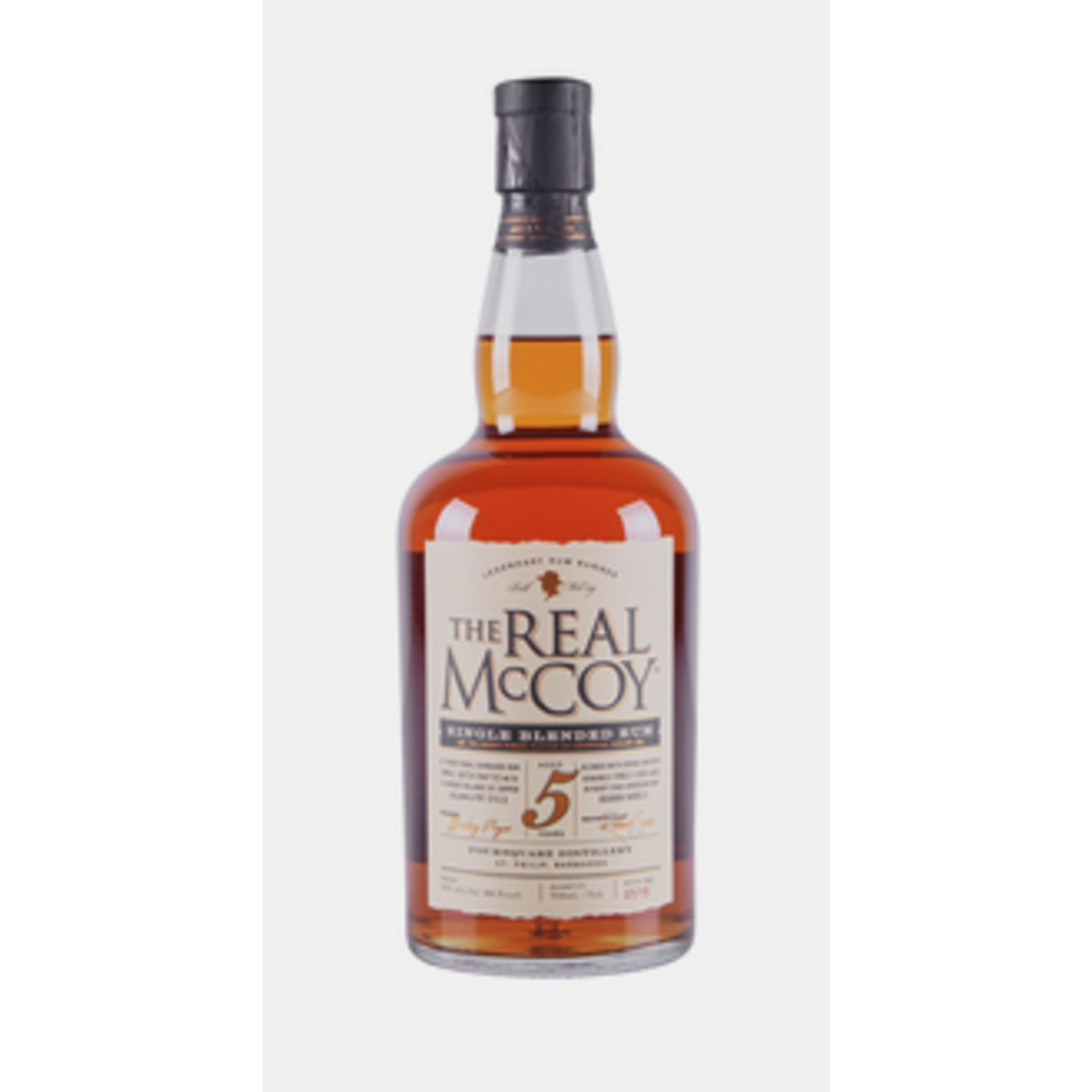 Spirits The Real McCoy Single Blended Rum 5 Years
