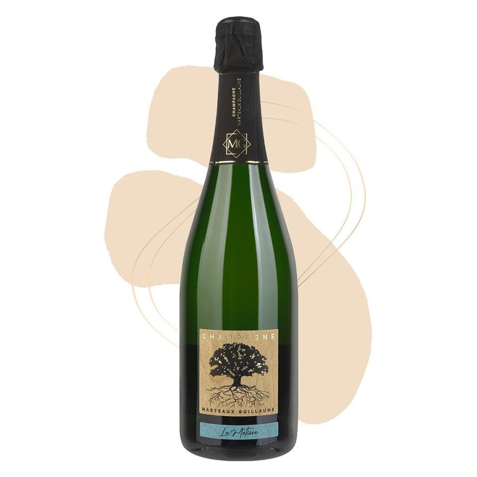 Sparkling Champagne Marteaux Guillaume 'Le Metisse' Extra Brut NV