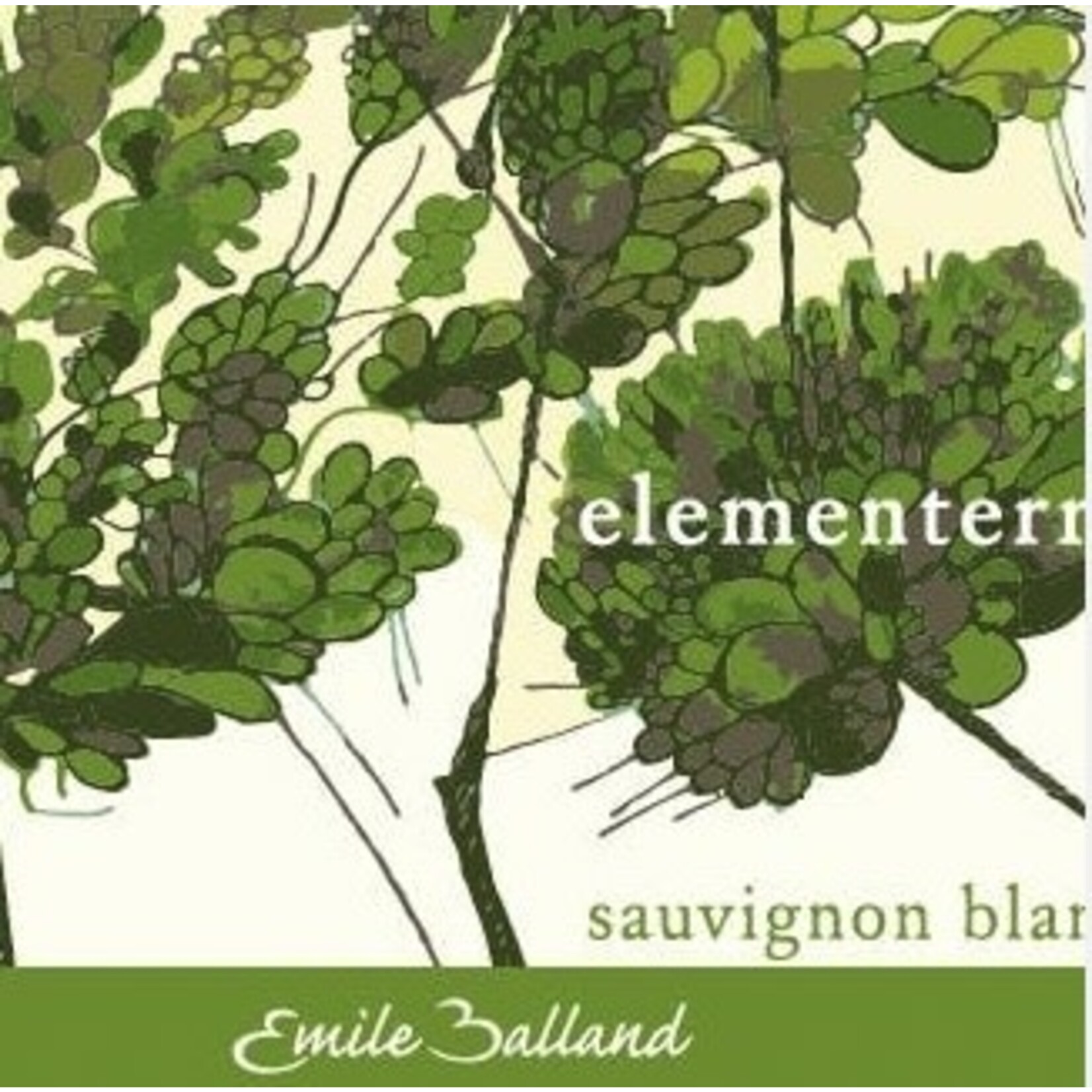 Wine Domaine Emile Balland Sauvignon Blanc Elementerre 2022