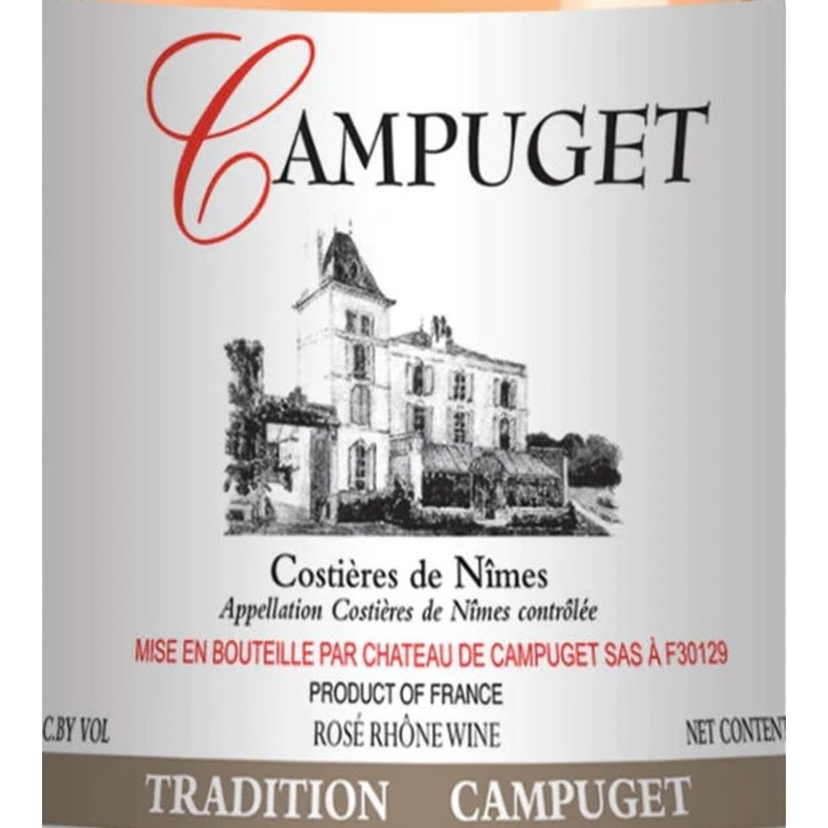 Wine Chateau de Campuget Tradition Rose 2022