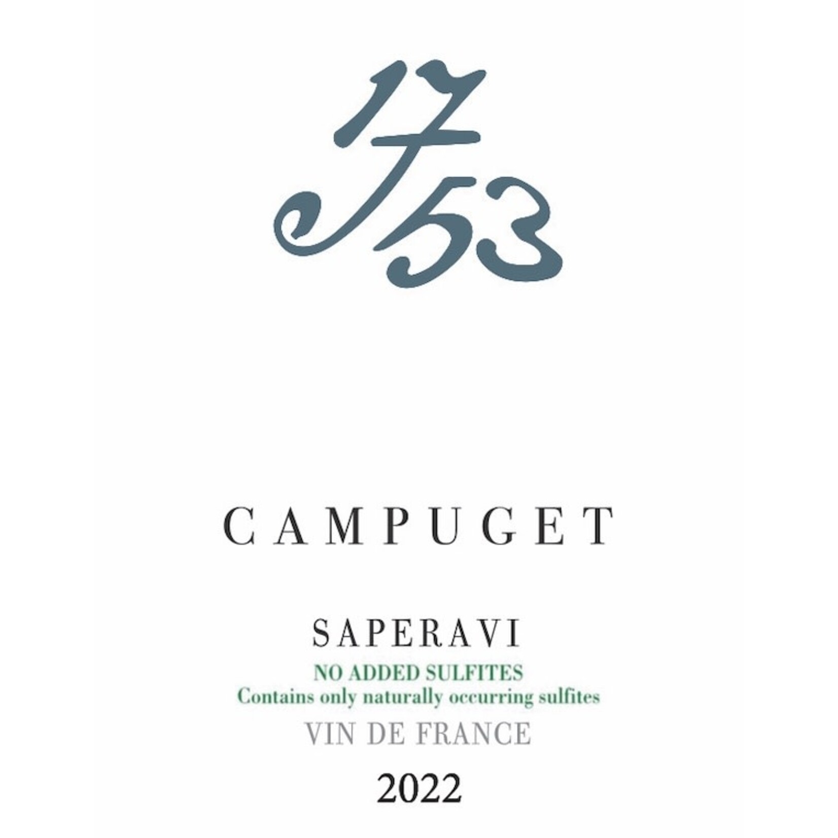 Wine Chateau de Campuget 1753 Saperavi 2022