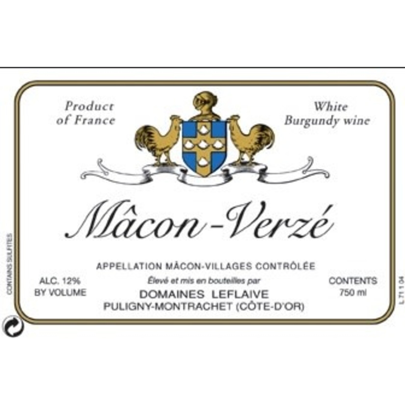 Wine Domaines Leflaive Macon Verze 2021