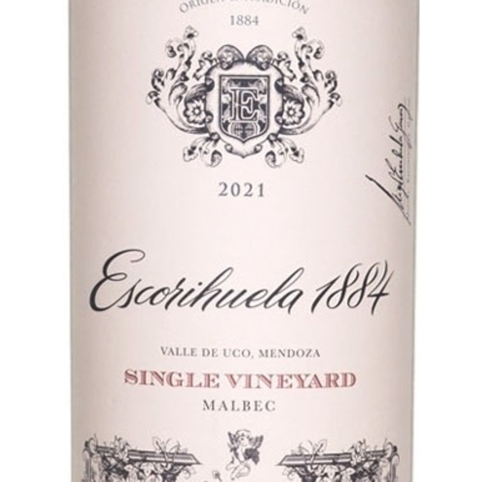 Wine Bodegas Escorihuela Malbec Single Vineyard Valle de Uco Mendoza 2021