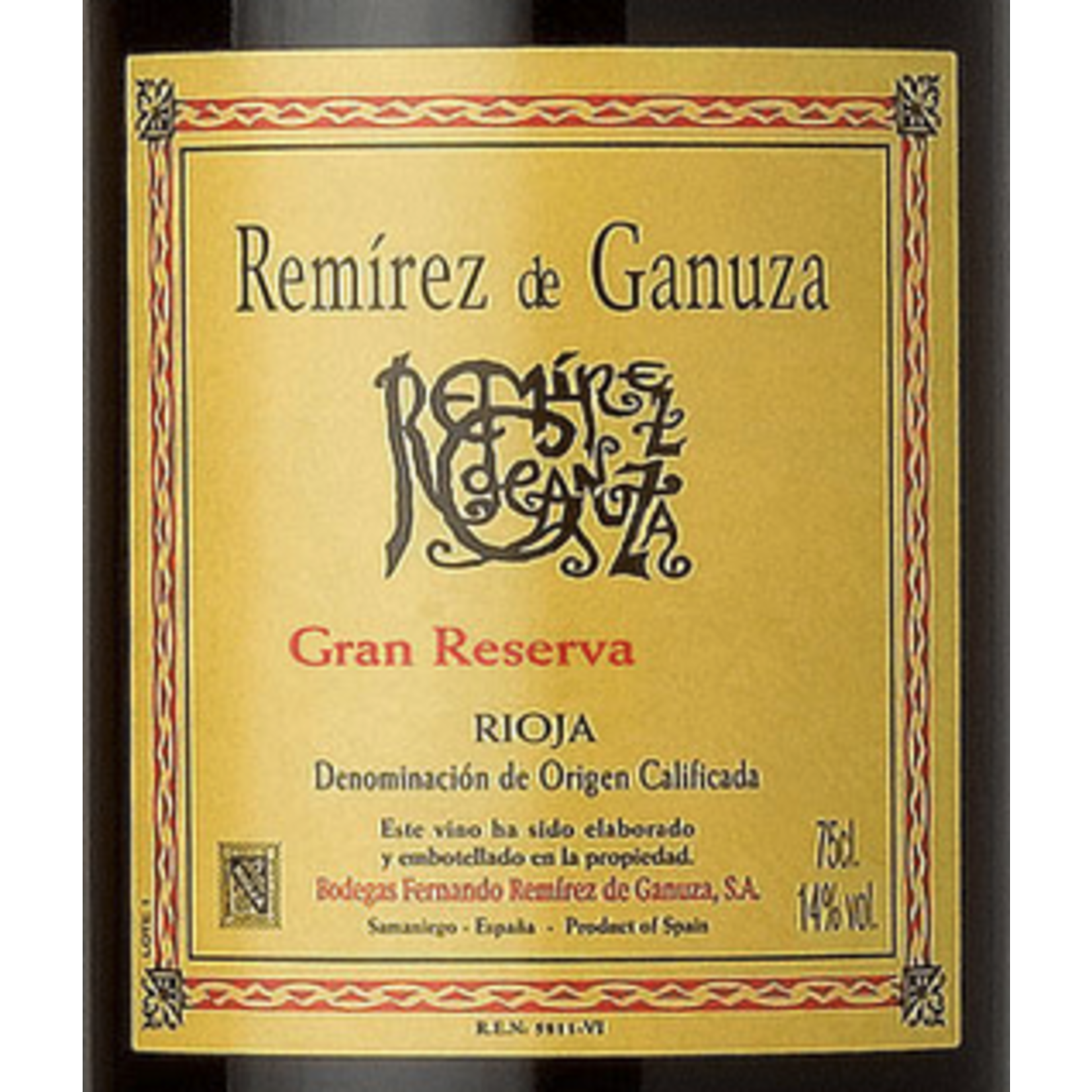 Wine Remirez de Ganuza Gran Reserva Rioja DOCa 2013
