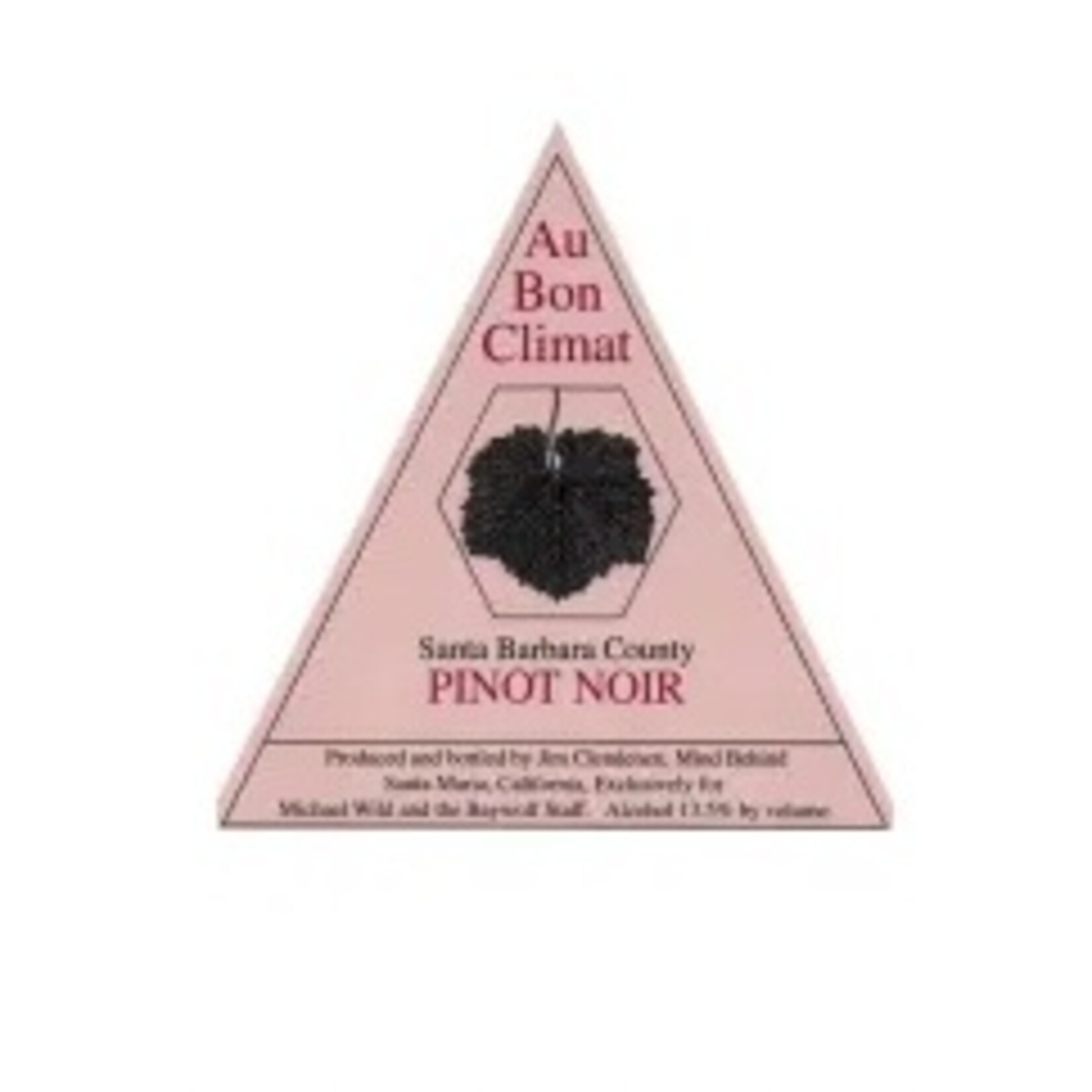 Wine Au Bon Climat Santa Barbara County Pinot Noir 2022