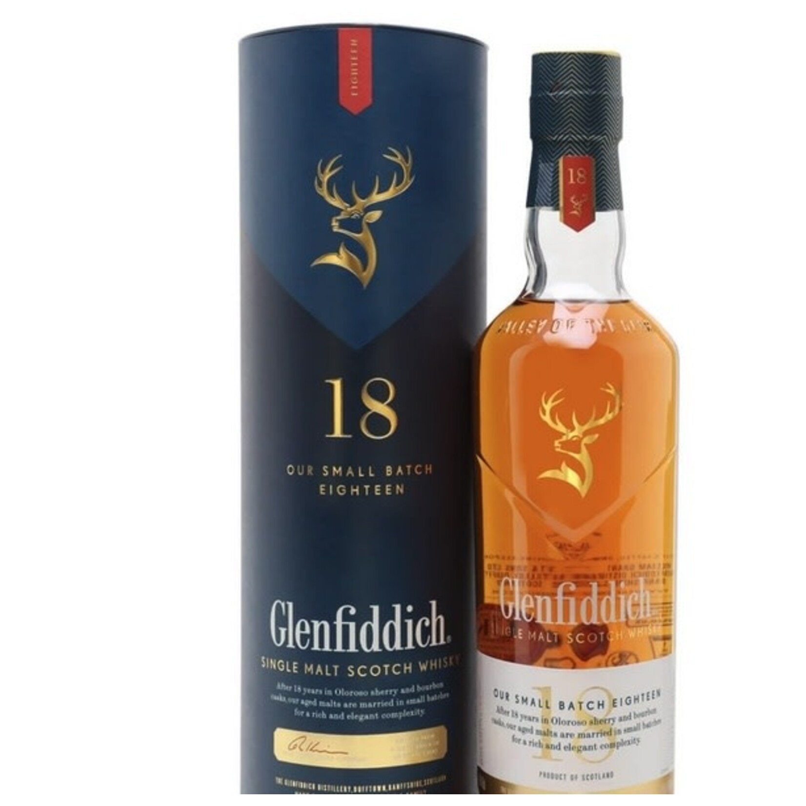 Spirits Glenfiddich 18 Year Old Single Malt Scotch Whisky Small Batch Reserve