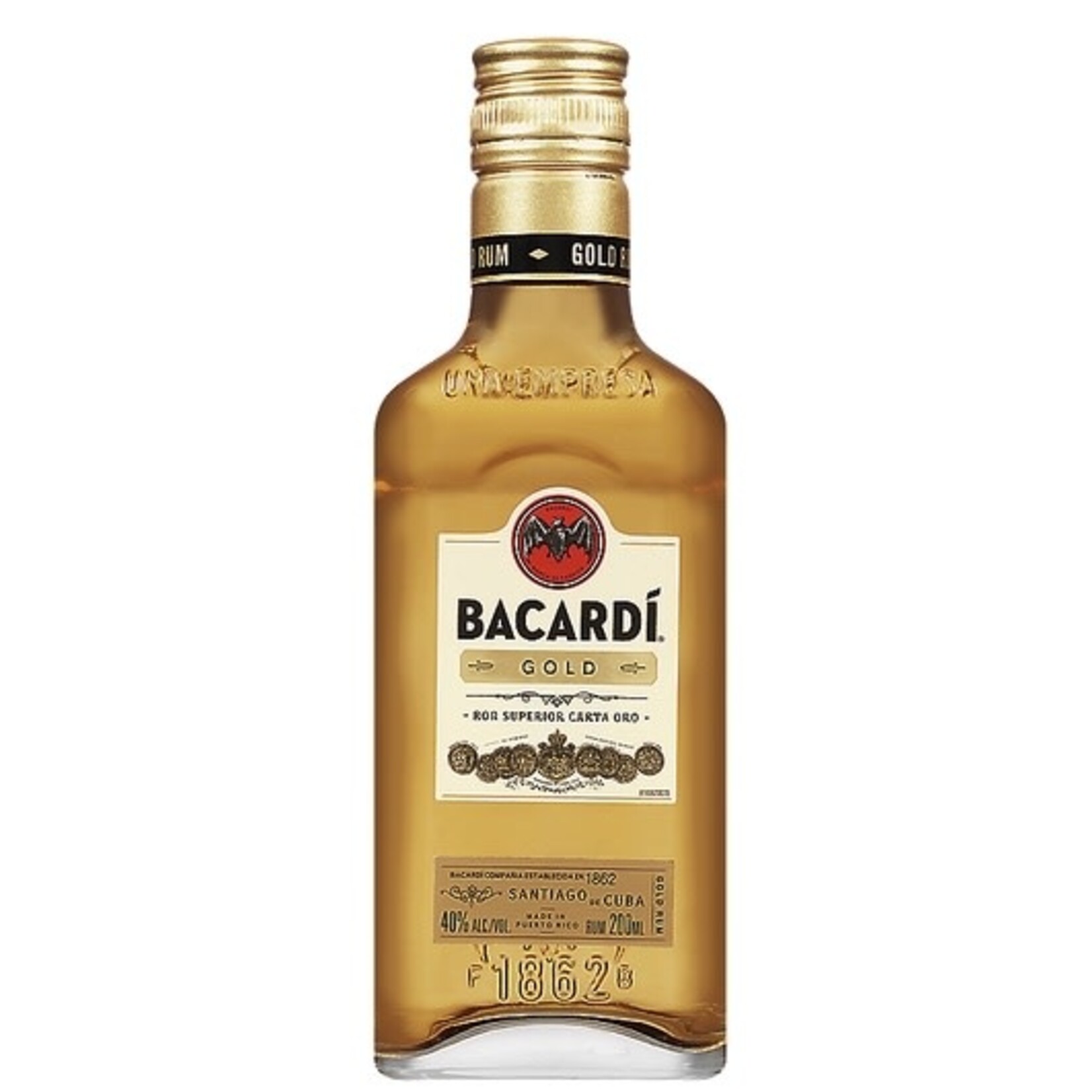 Spirits Bacardi Gold Rum 200ml