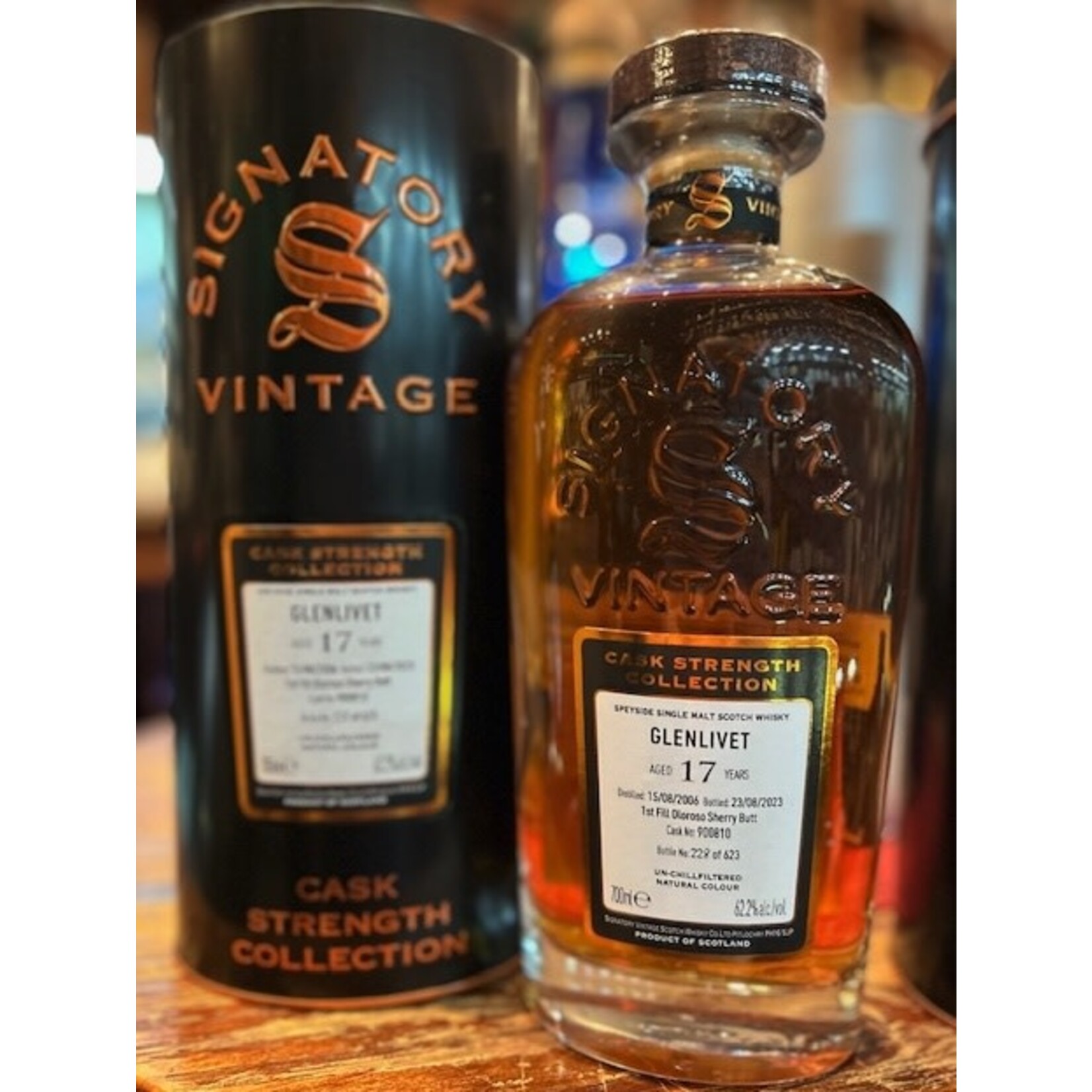 Signatory Glenlivet 2006 Cask Strength Speyside Single Malt Signatory Glenlivet 2006 Cask Strength Speyside Single Malt
