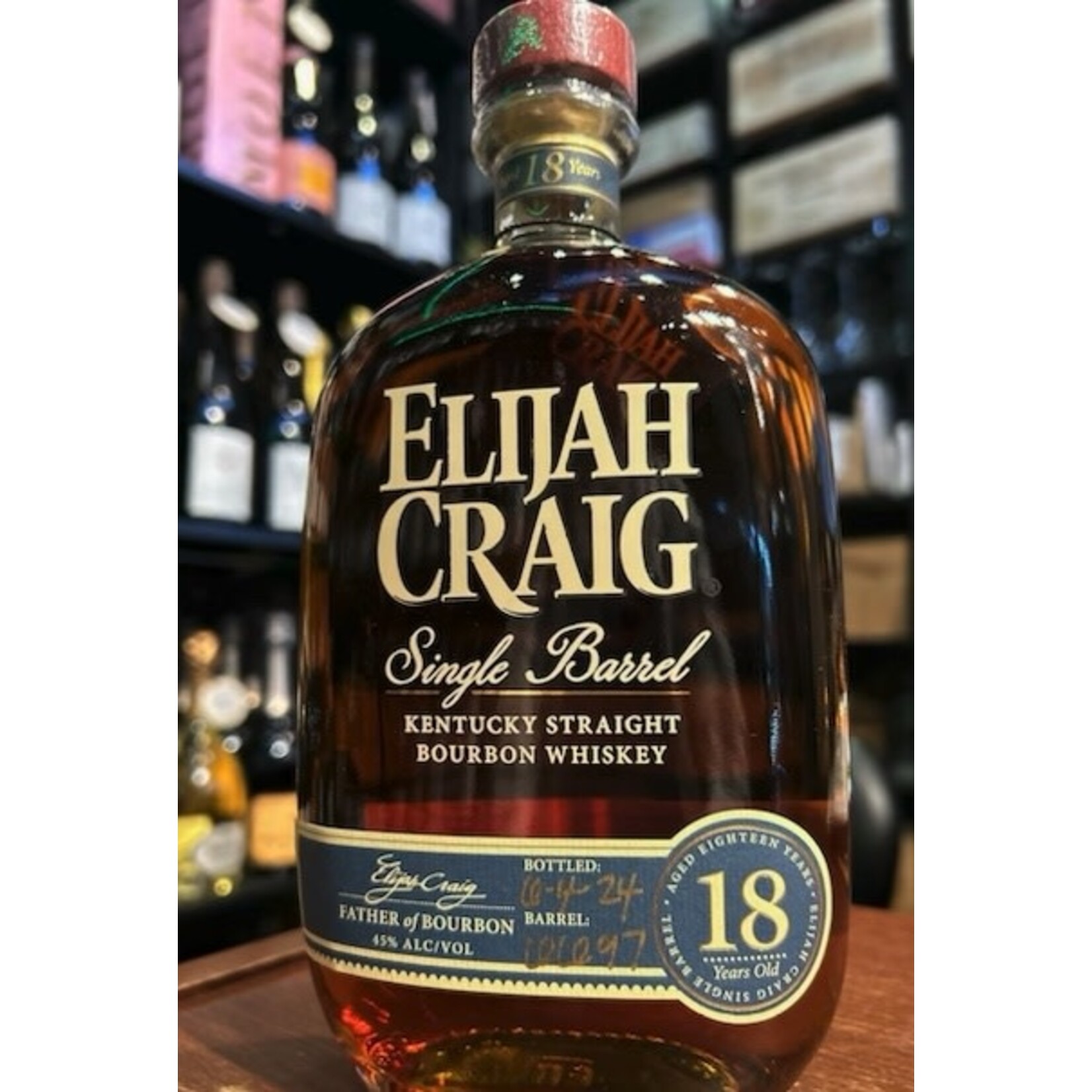 Spirits Elijah Craig Single Barrel Bourbon 18 Year 6.4.24