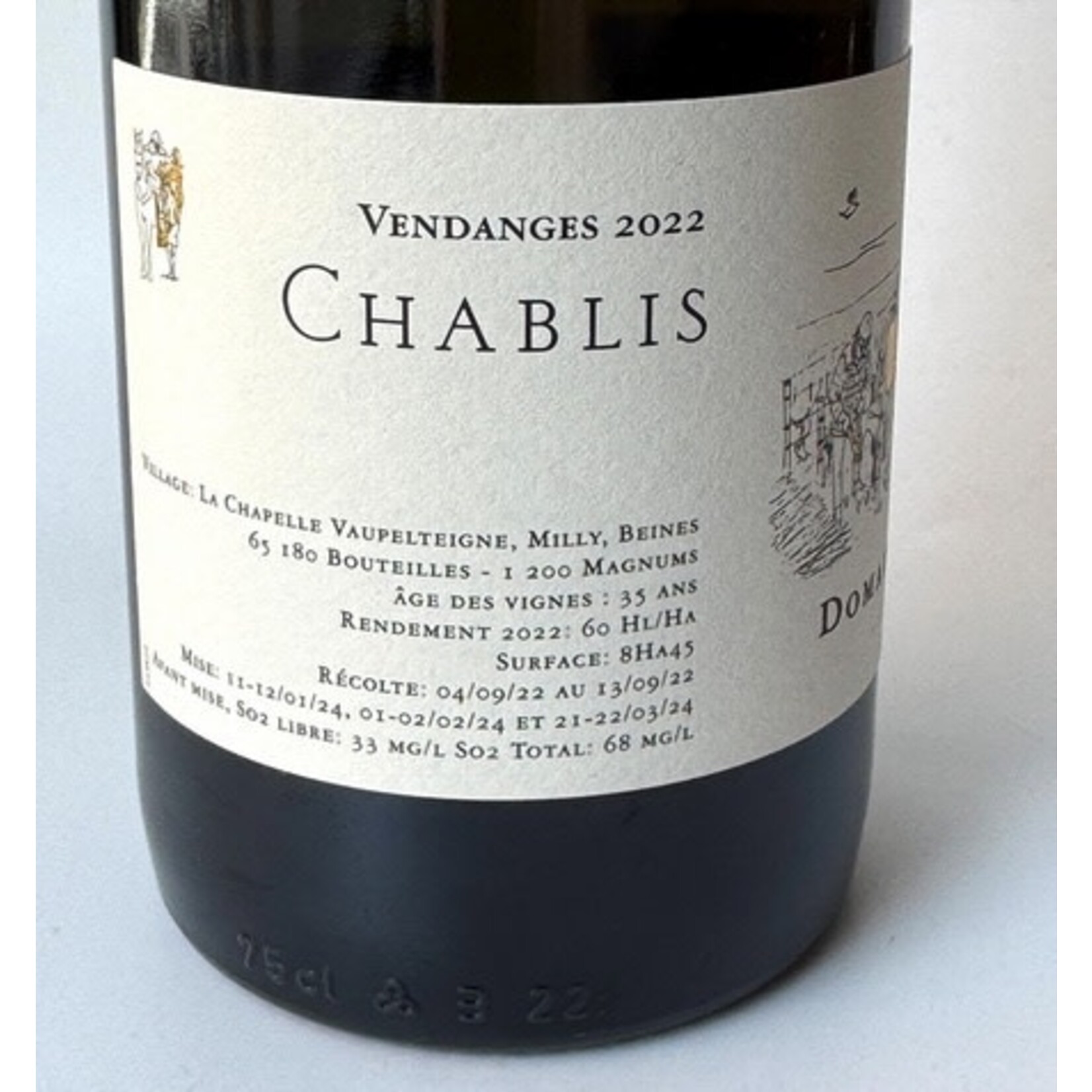 Wine Domaine Jean Dauvissat Chablis 2022