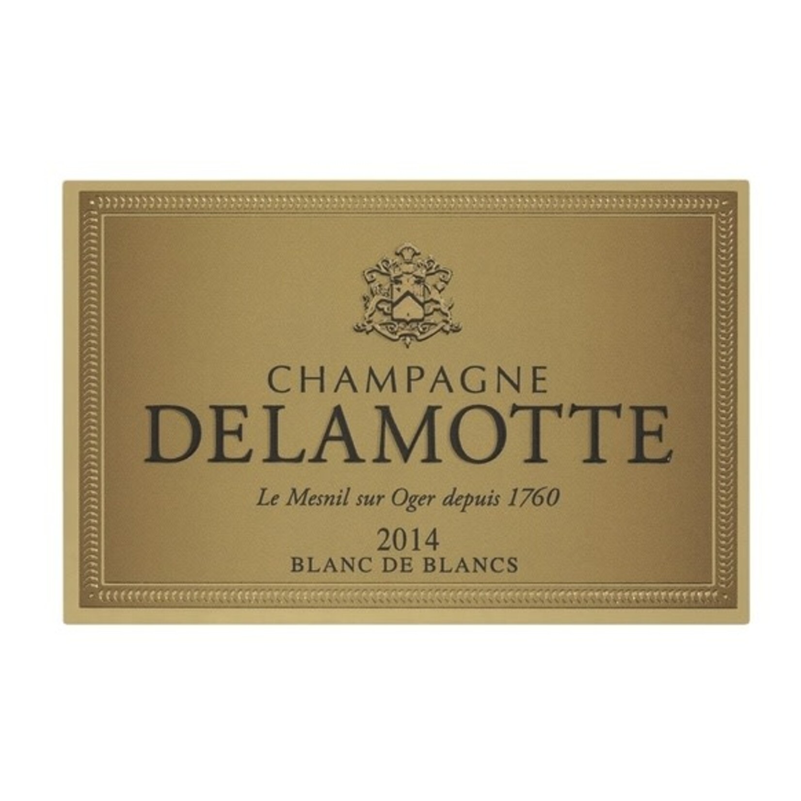 Sparkling Delamotte Champagne Le Mesnil sur Oger Blanc de Blancs 2014
