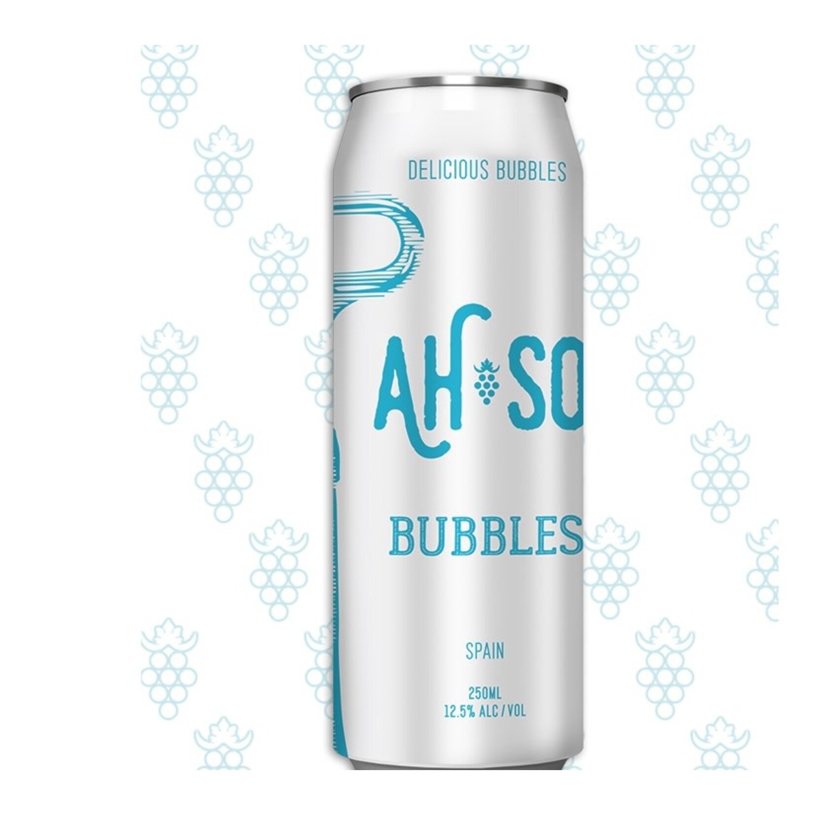 Sparkling Ah-So Navarra Bubbles White Wine Can 250ml