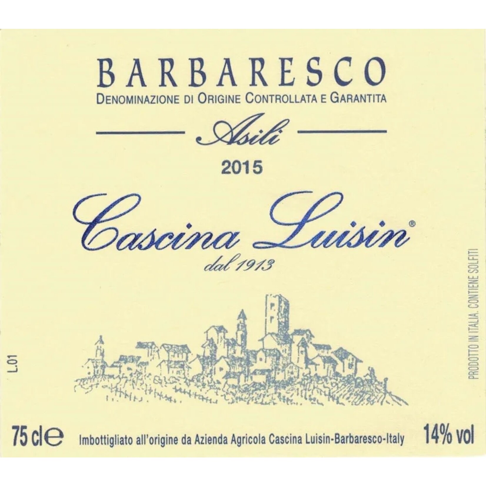 Wine Cascina Luisin Asili Barbaresco 2019