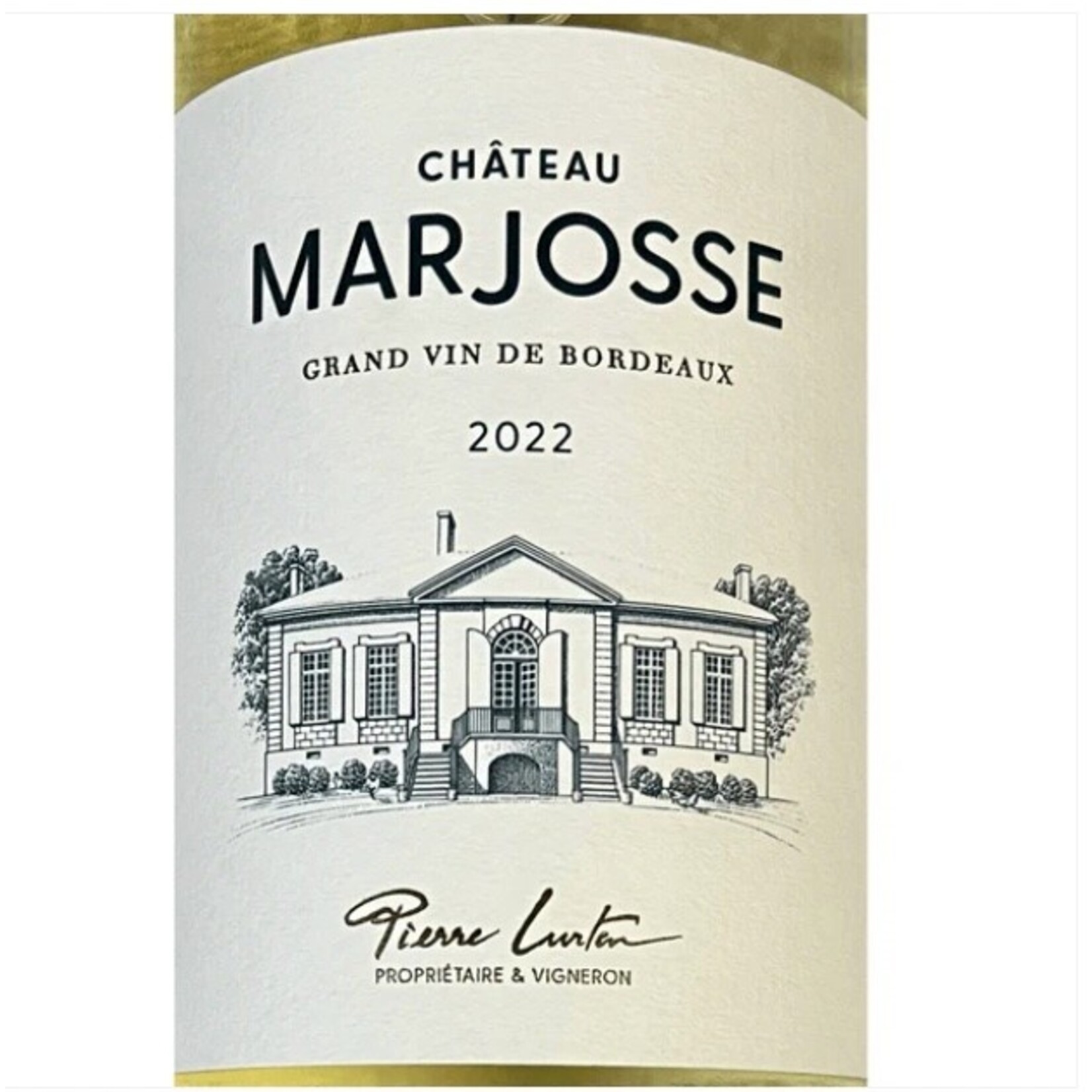 Wine Chateau Marjosse Blanc Pierre Lurton 2022