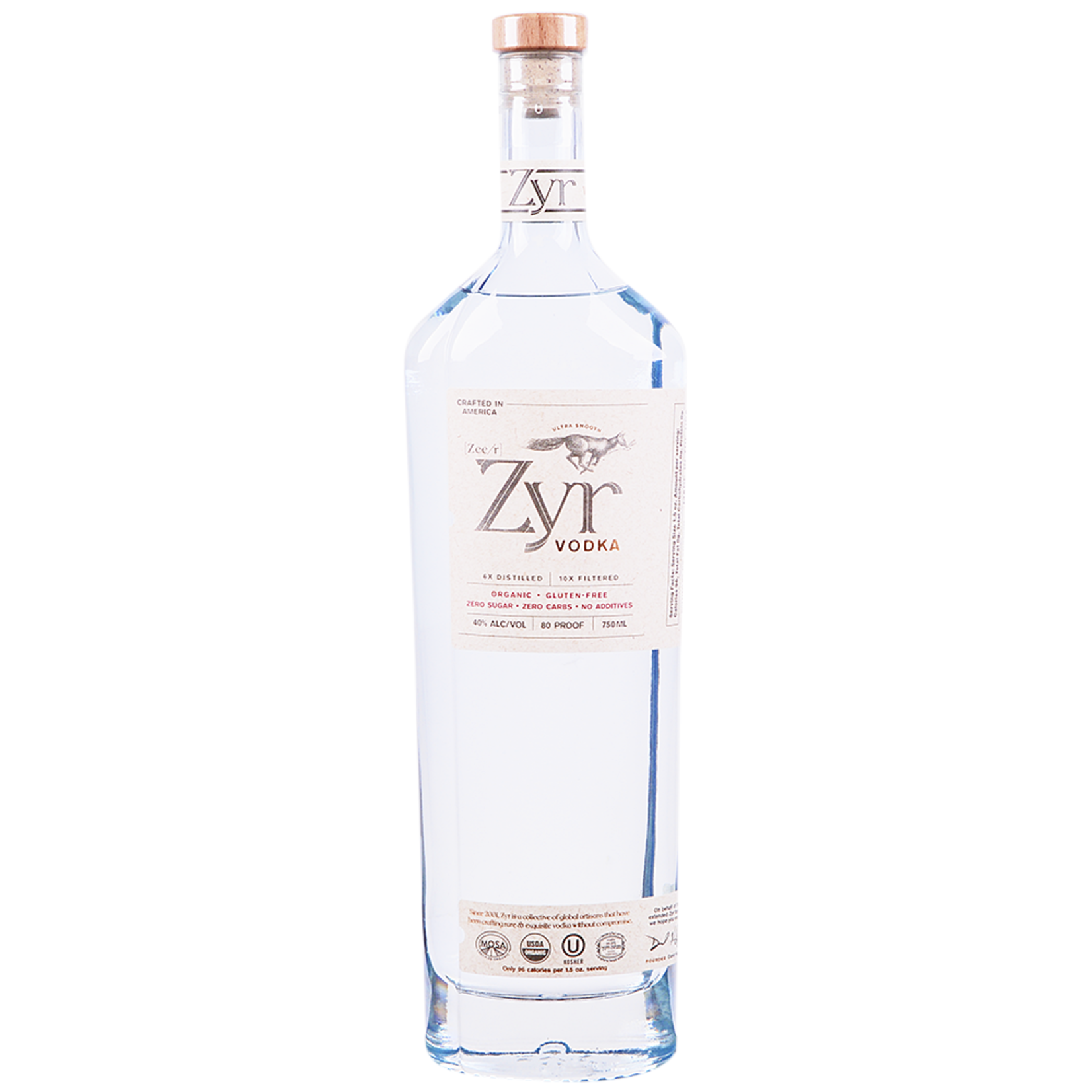 Spirits Zyr Vodka 750 mL
