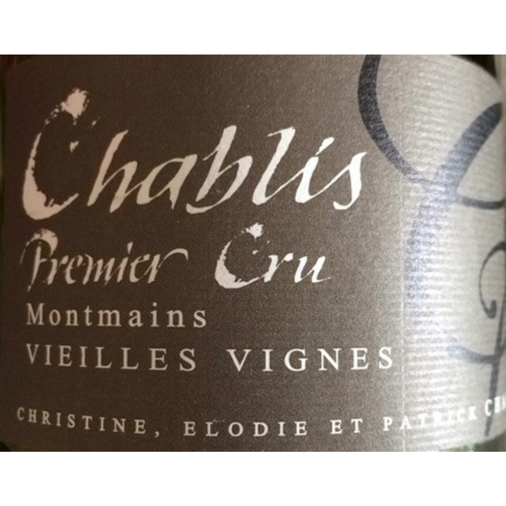 Wine Domaine Elodie Chalmeau Chablis Premier Cru Montmains 2023
