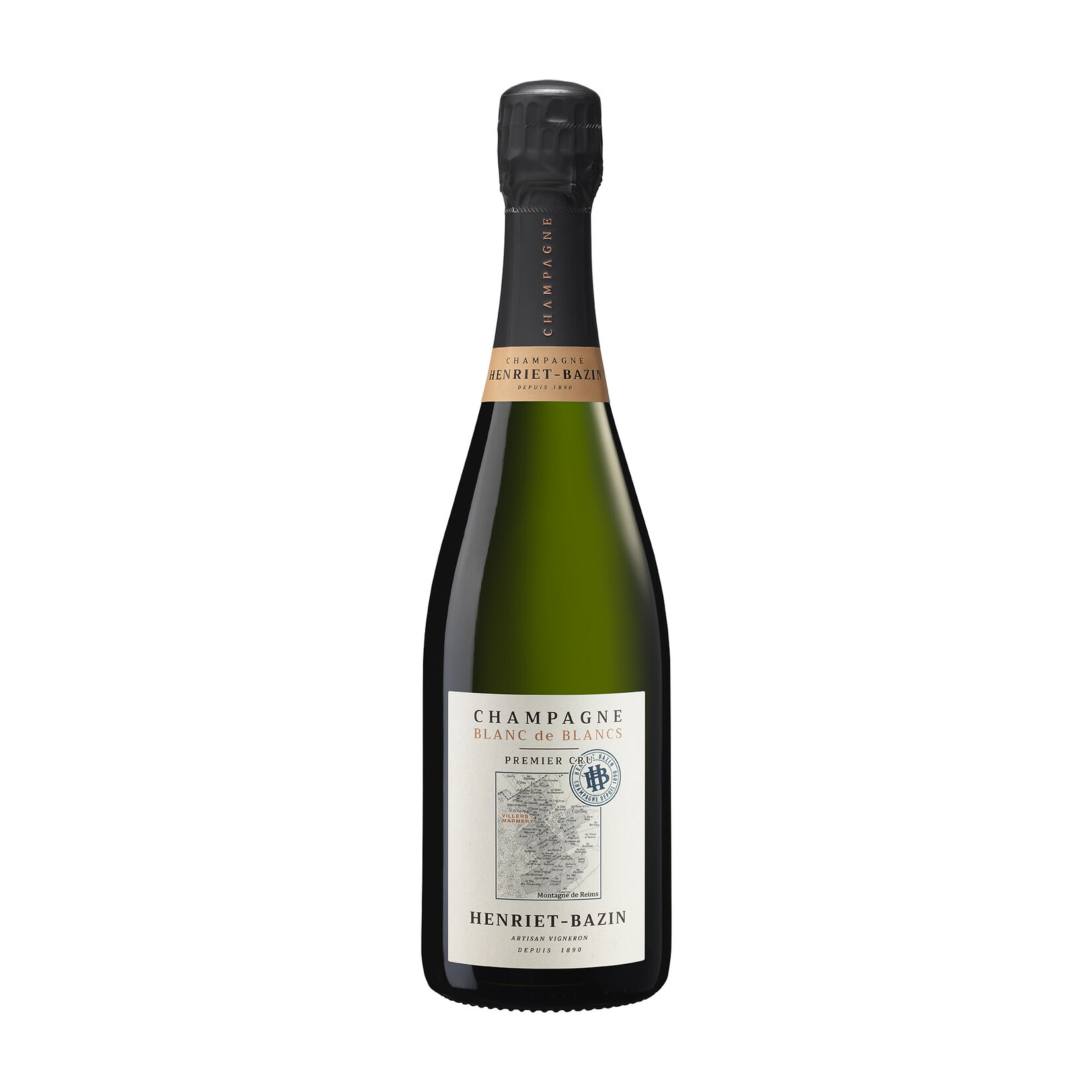 Sparkling Henriet-Bazin Champagne 1er Cru Extra-Brut Blanc De Blancs Villers Marmery