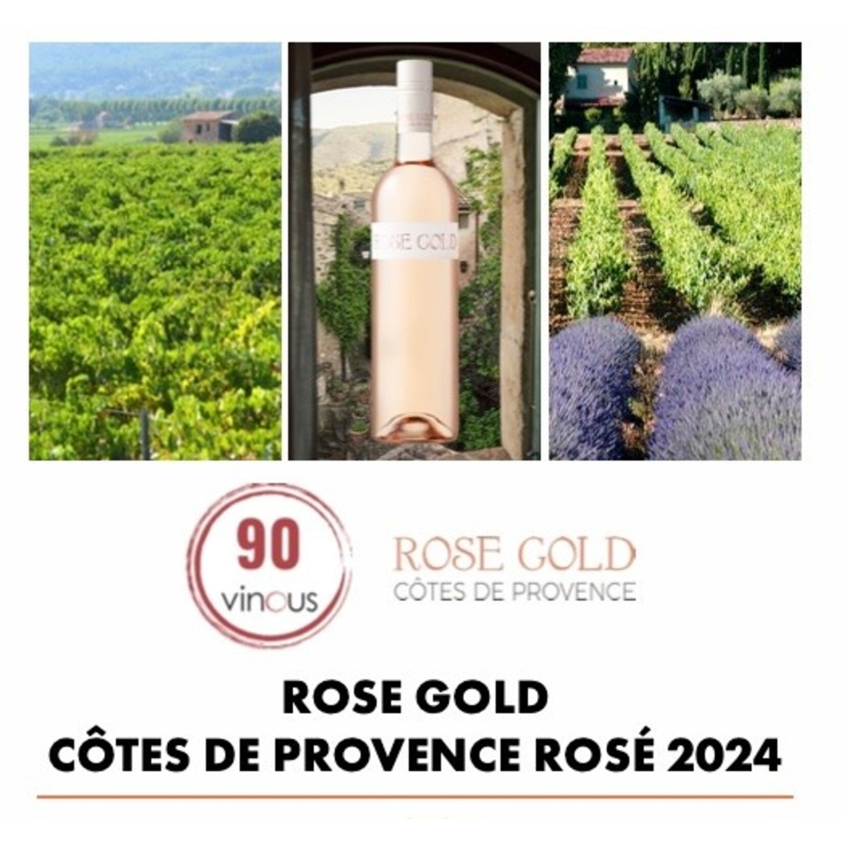 Wine Rose Gold Cotes de Provence Rose 2024