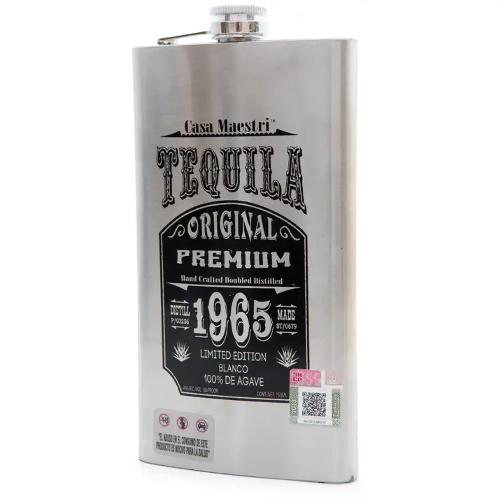 Spirits Casa Maestri 1965 Original Premium Blanco Tequila 100% de Agave Limited Edition