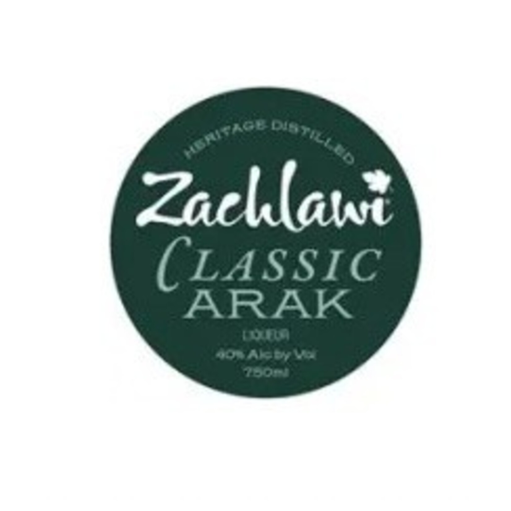 Spirits Zachlawi Classic Traditional Arak