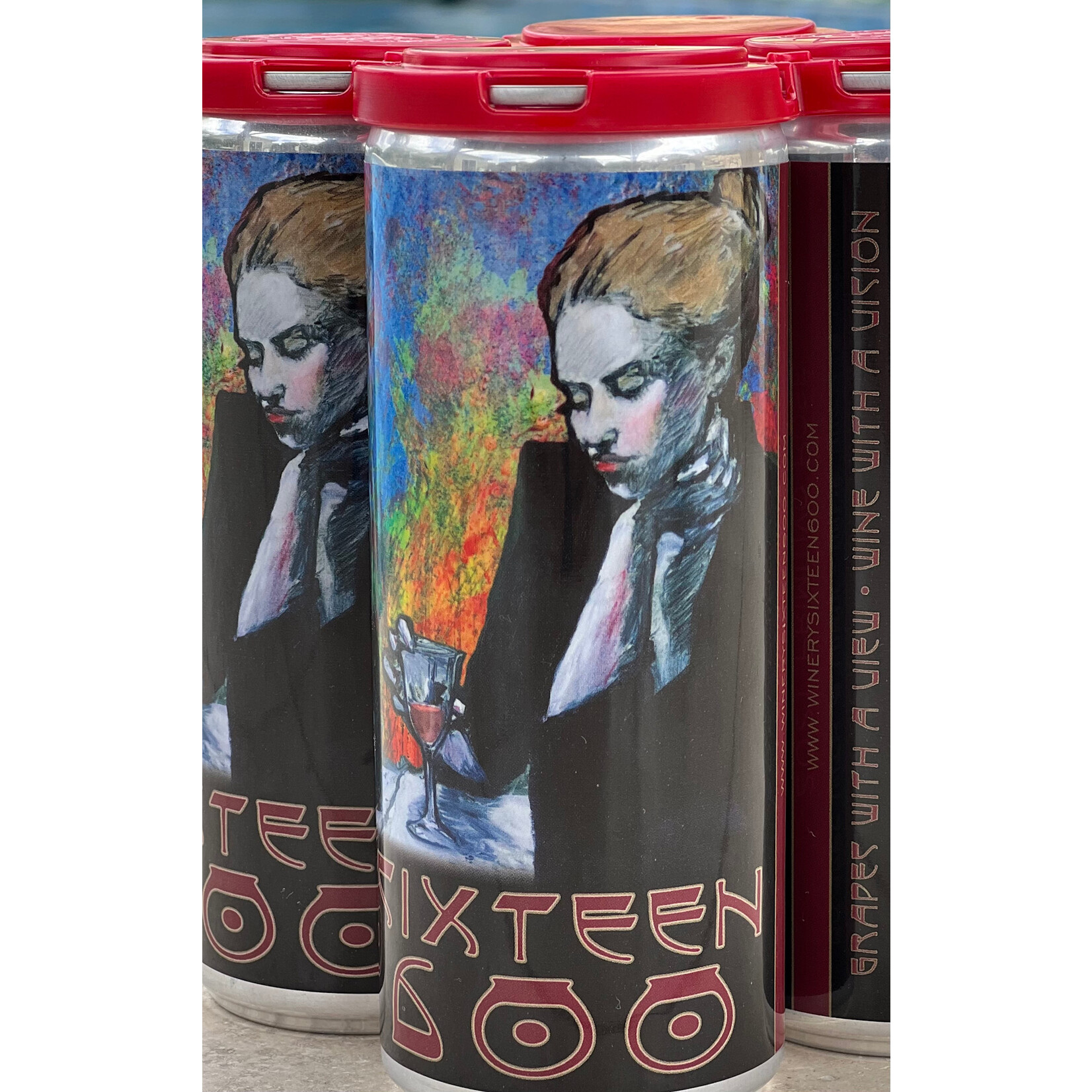 Wine Sixteen 600 Primitivo Sonoma Rosé Can 200ml