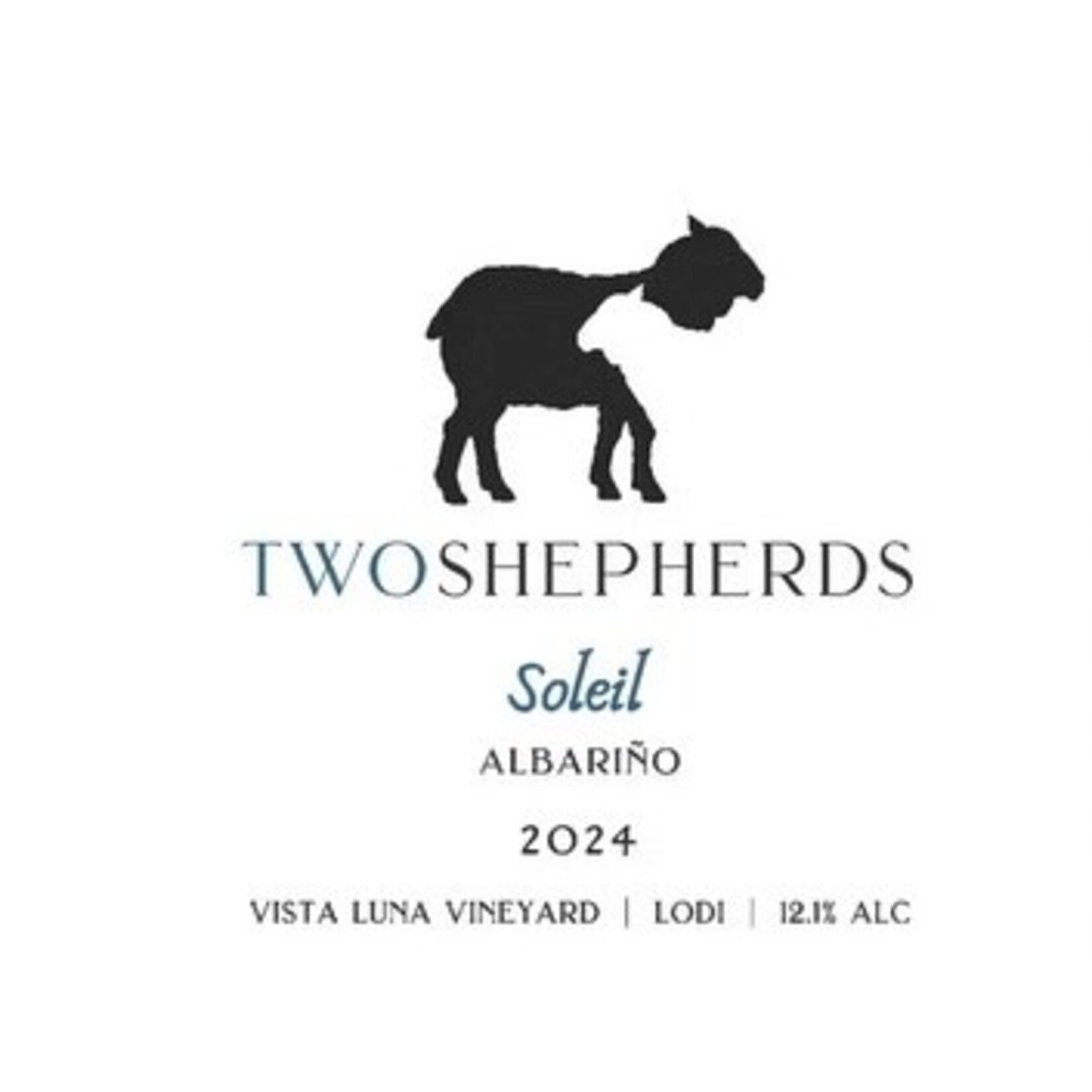 Wine Two Shepherds Albarino Soleil Vista Luna Vineyard Lodi 2024