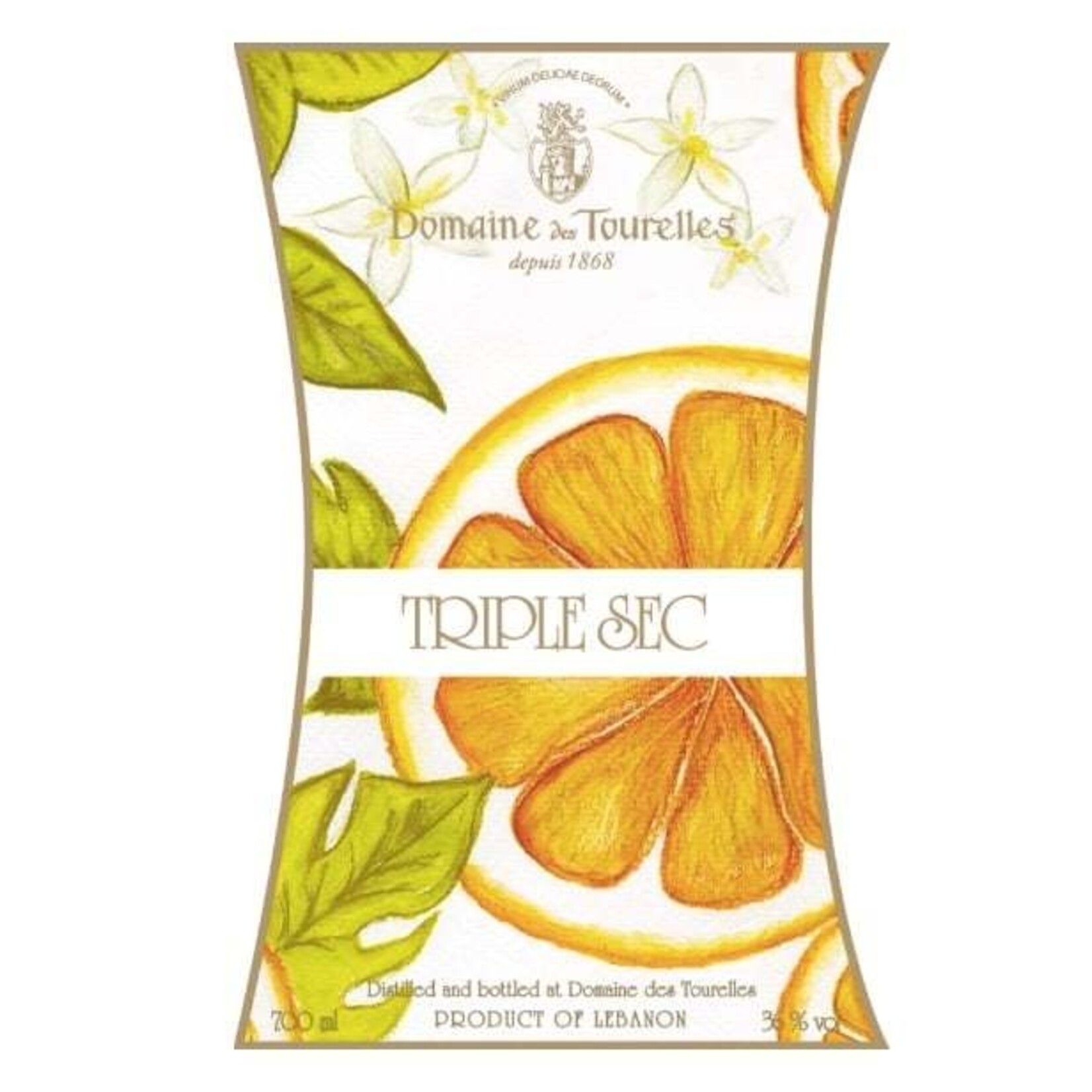 Wine Domaine des Tourelles Oranjaline Triple Sec Liqueur 700ml