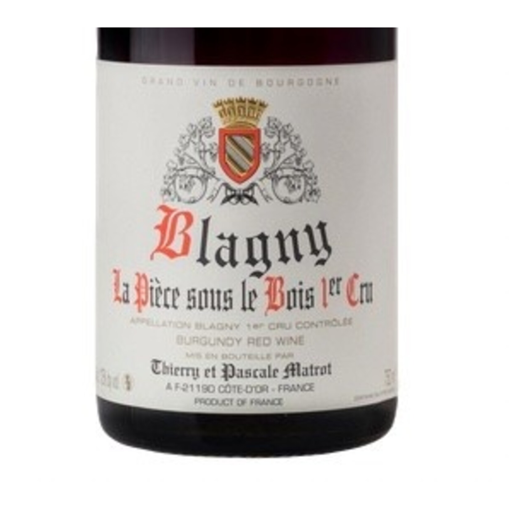 Wine Domaine Matrot Blagny Premier Cru La Piece Sous le Bois 2018
