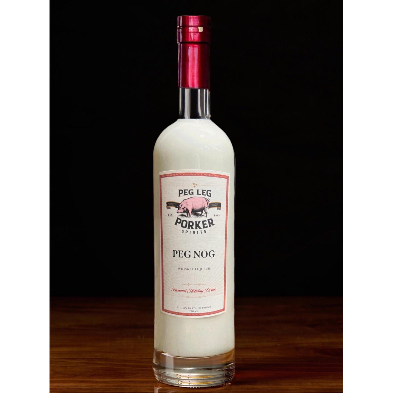 Spirits Peg Leg Porker Peg Nog Whiskey Liqueur 750ml