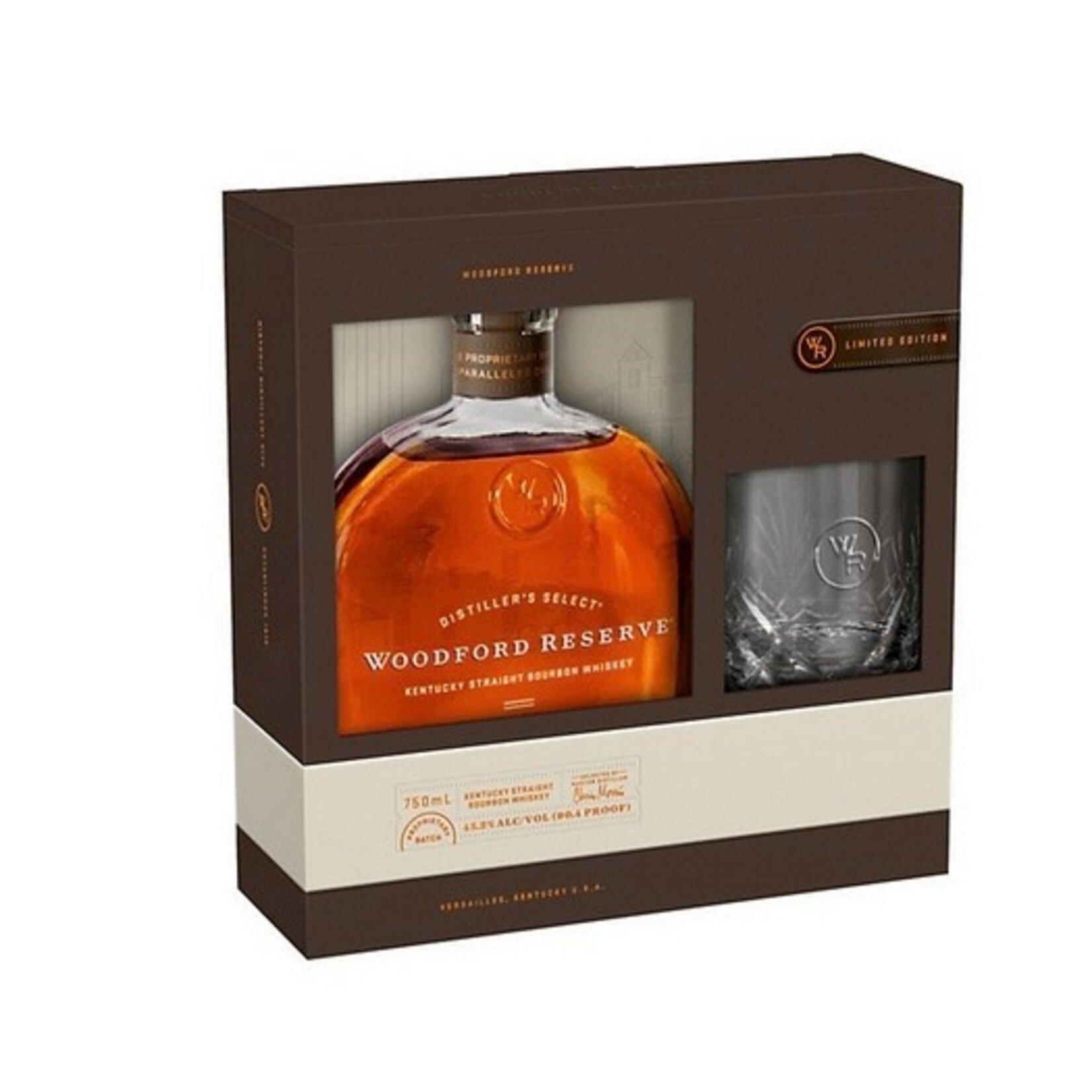 Spirits Woodford Reserve Bourbon 90.4° With Rock Glass